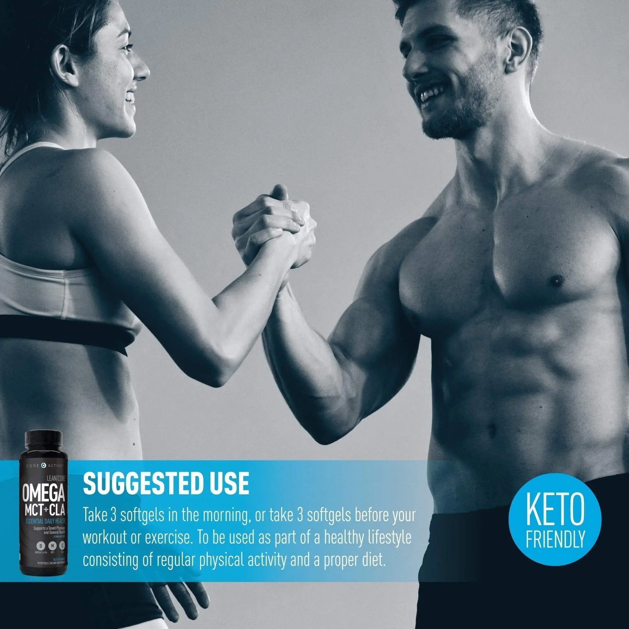 Lean CORE Omega MCT + CLA - Stimulant Free Health Formula, Lean Muscle & Toned (CORE)ACTIVE Au supplements
