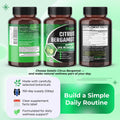 Premium Citrus Bergamot Organic Bergamot Supplement with Niacin Black Chokeberry Olive Leaf Black Pepper