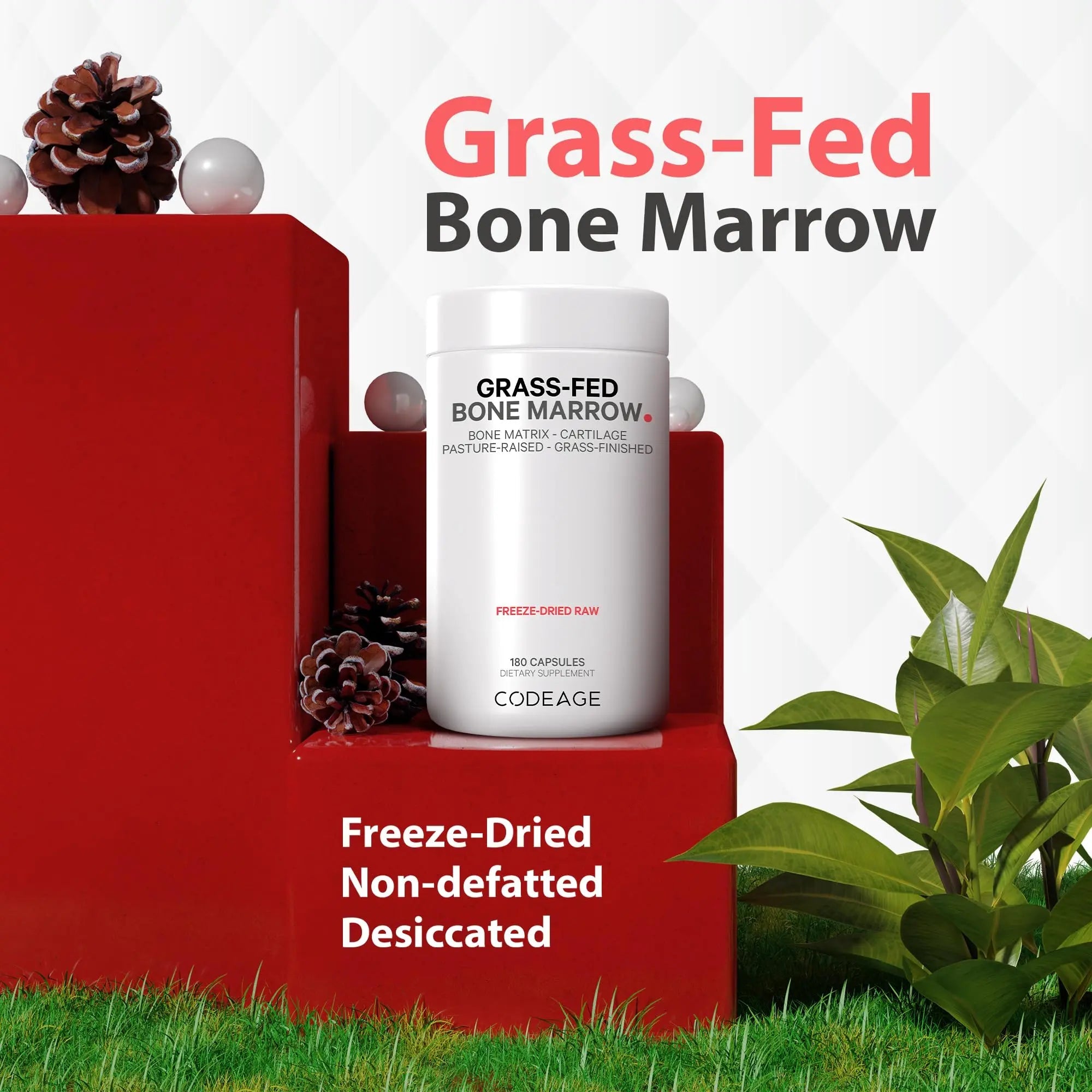 Codeage Grass Fed Bone Marrow, Full Spectrum Whole Bone Extract Codeage Au supplements