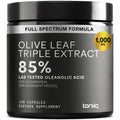 Toniiq 46,620 mg Olive Leaf Extract Complex – with 85% Oleanolic Acid, 50% Oleuropein & 20% Hydroxytyrosol - 50:1 Extract Ratio – 1000mg Extract Per Serving – Third-Party Tested – 120 Capsules Toniiq Au supplements