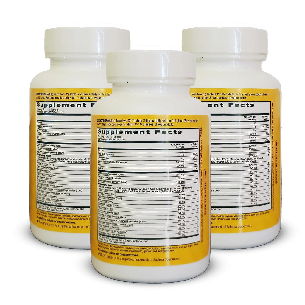 Nature's Secret 15-Day Weight Loss Support Cleanse & Flush (Pack of 3) Nature's Secret Au supplements