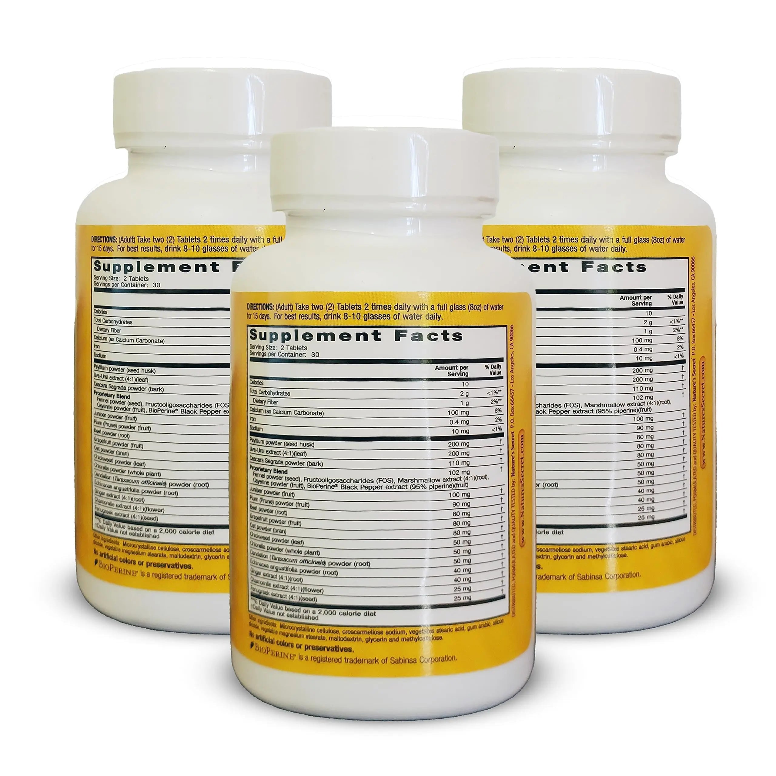 Nature's Secret 15-Day Weight Loss Support Cleanse & Flush (Pack of 3) Nature's Secret Au supplements