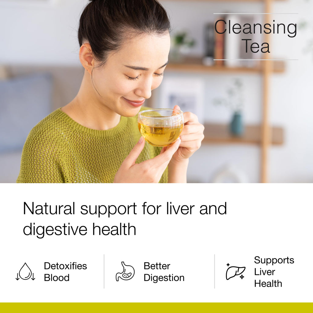 Dr. Schulze's Detox Tea - Gentle Cleansing Tea for Digestive Health - Inner Body Refresh - Bowel Support - Natural, Plant-Based Ingredients - Gluten-Free & Vegan - 6 oz (32 Servings) - 2 Pack Dr. Schulze's Au supplements