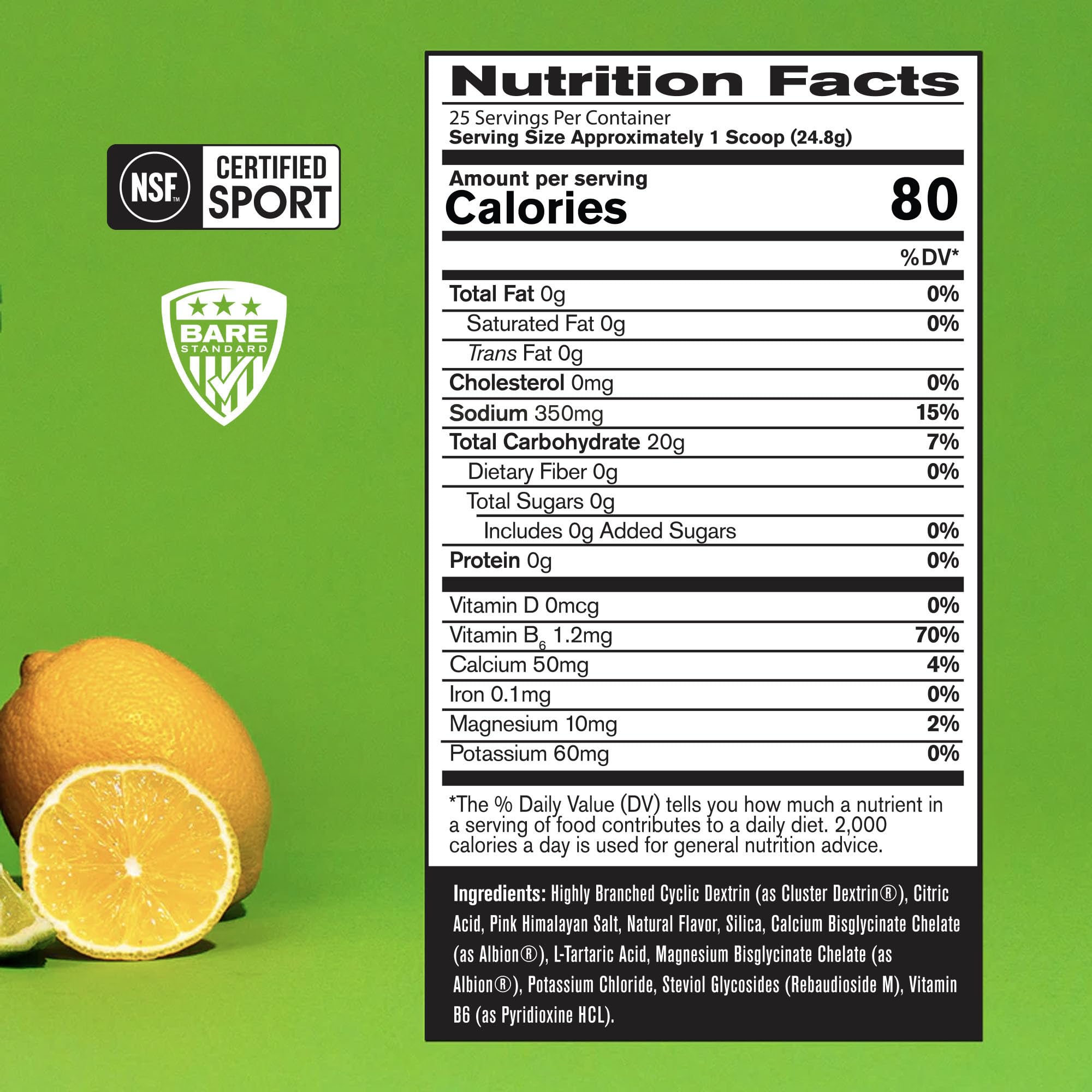 BARE PERFORMANCE NUTRITION, BPN G.1.M Go One More Sport, Endurance Training Fuel, Superior Carbohydrate & Electrolytes Powder Formula, Reduce Fatigue, Lemon Lime, 25 Servings BARE PERFORMANCE NUTRITION Au supplements