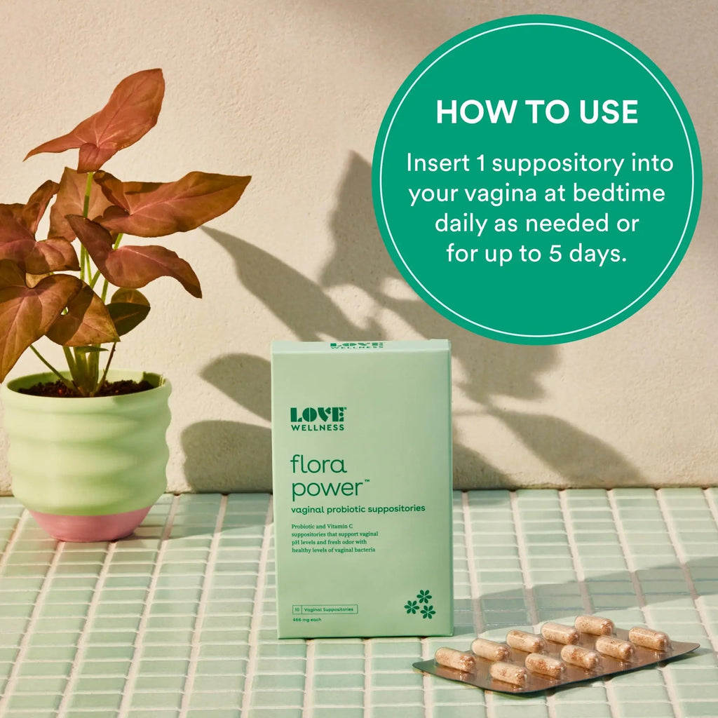 Love Wellness Flora Power & Good Girl Probiotics | Vaginal Suppositories & Prebiotics for Women Love Wellness Au supplements