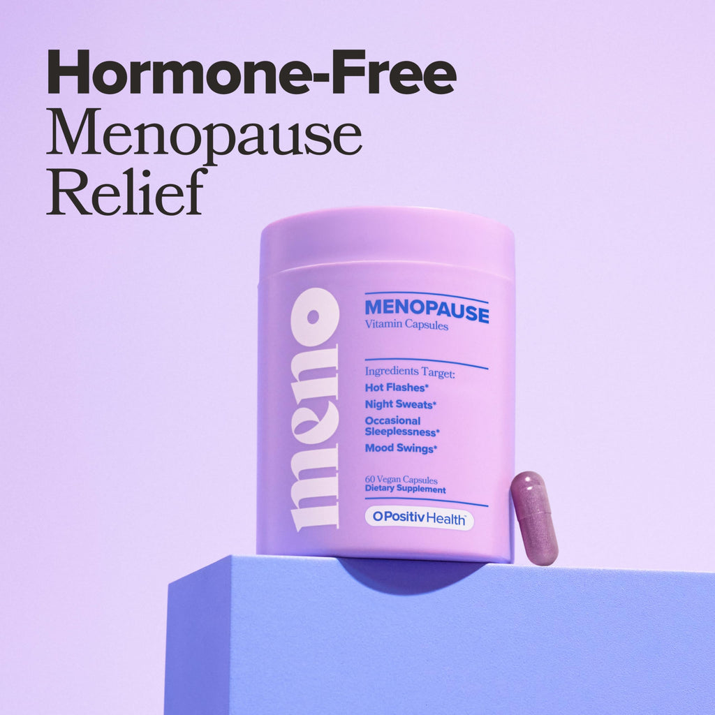 O Positiv MENO Vitamins for Menopause - Hormone-Free Menopause Supplement for Women - Black Cohosh & Ashwagandha KSM-66 - Helps Relieve Hot Flashes, Night Sweats, Mood Swings - 30 Servings (Pack of 1) O Positiv Au supplements