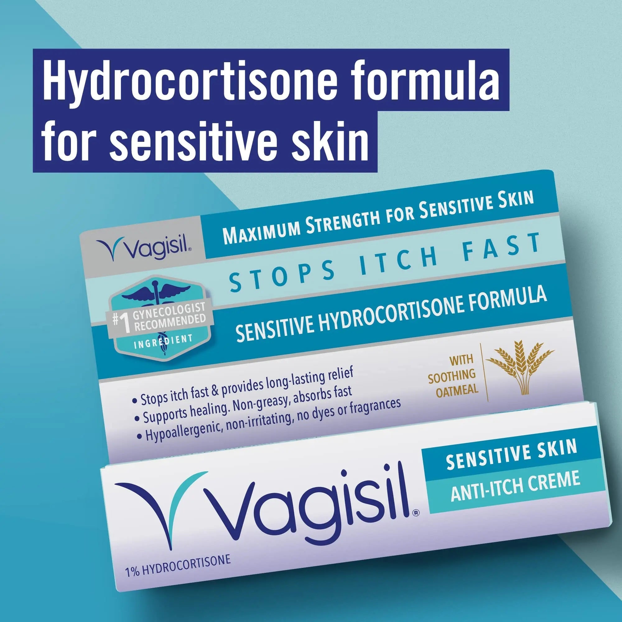 Vagisil Maximum Strength Feminine Anti-Itch Cream for Women, Sensitive Skin Formula Vagisil Au supplements