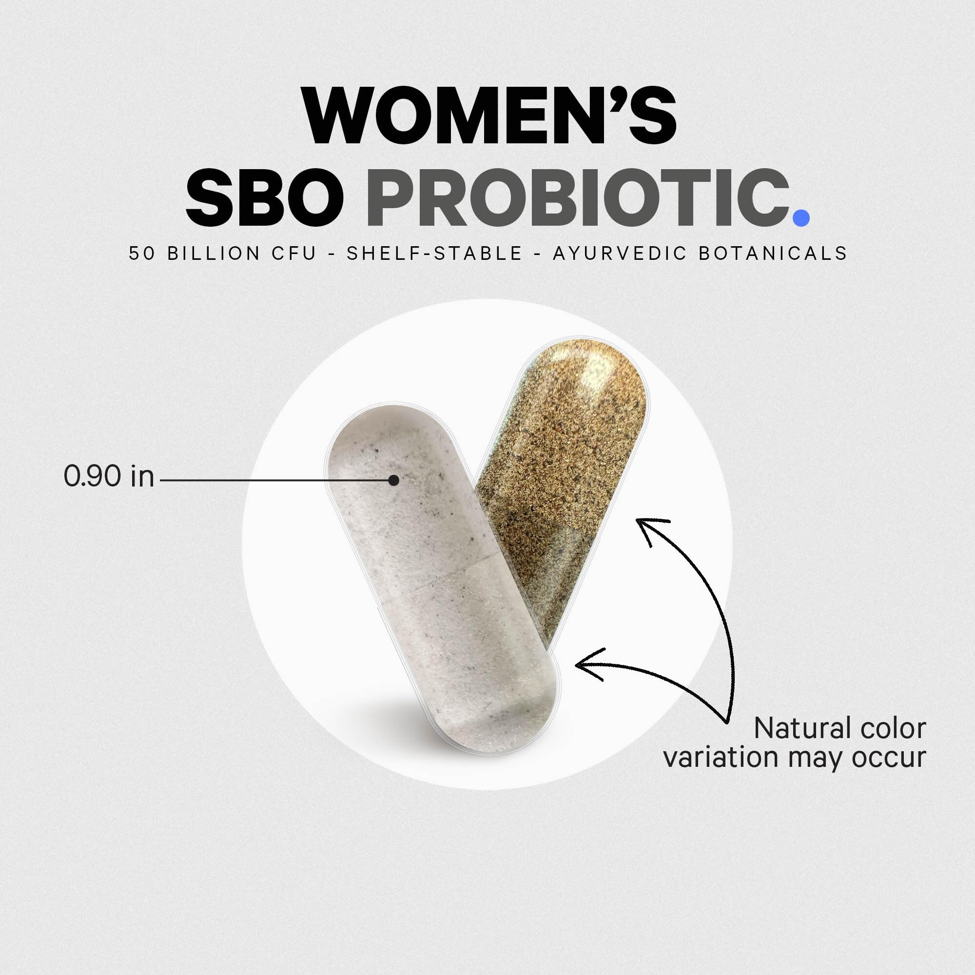 Codeage Women’s Probiotics Supplement - 50 Billion CFUs - SBO Probiotics & Prebiotics - Cranberries - Feminine Health - Fermented Botanical Blend, Whole Food Supplement - Vegan, Non-GMO - 60 Capsules Codeage Au supplements