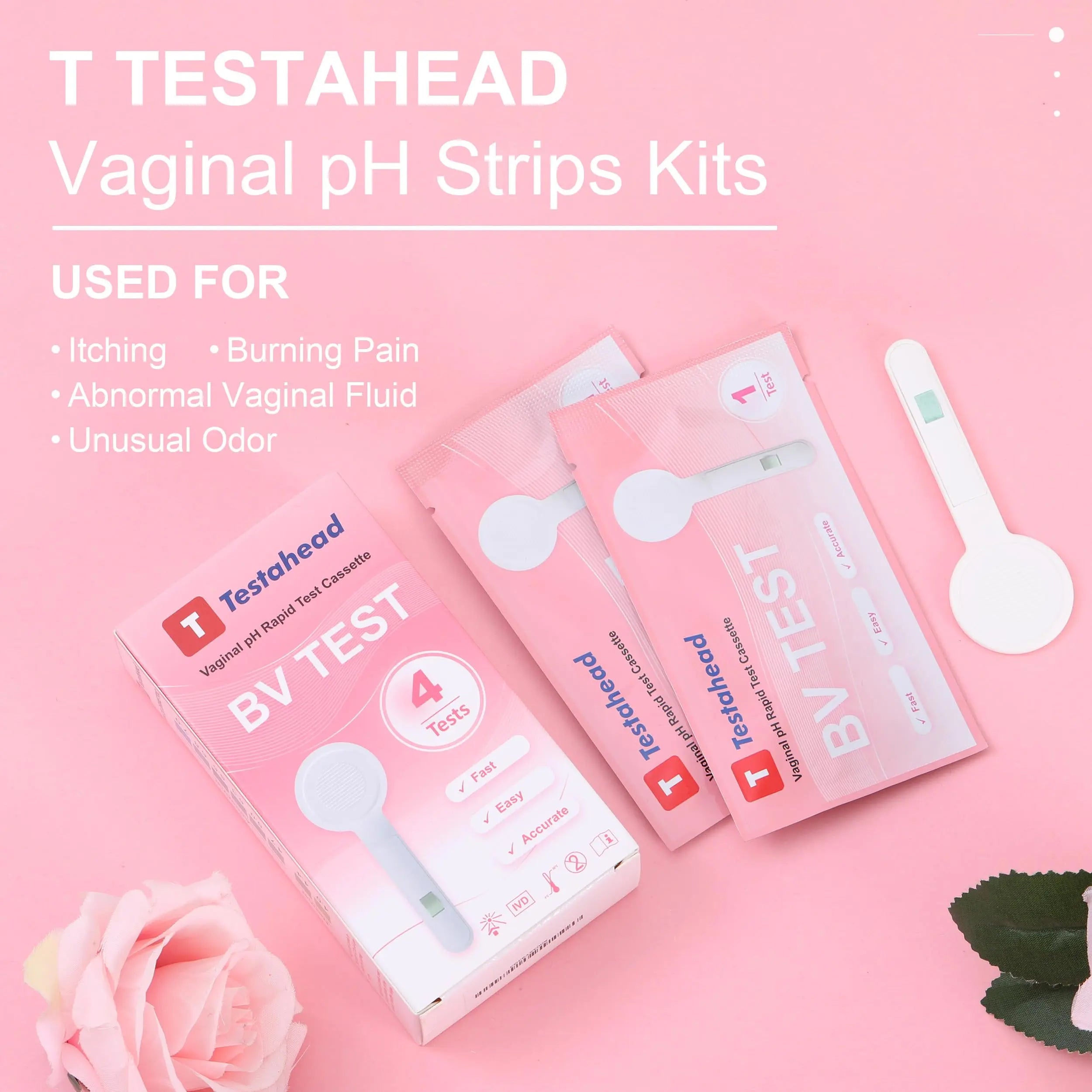 T TESTAHEAD Vaginal pH Test Strips, Feminine Health Vaginal pH Test Strips Kits T TESTAHEAD Au supplements