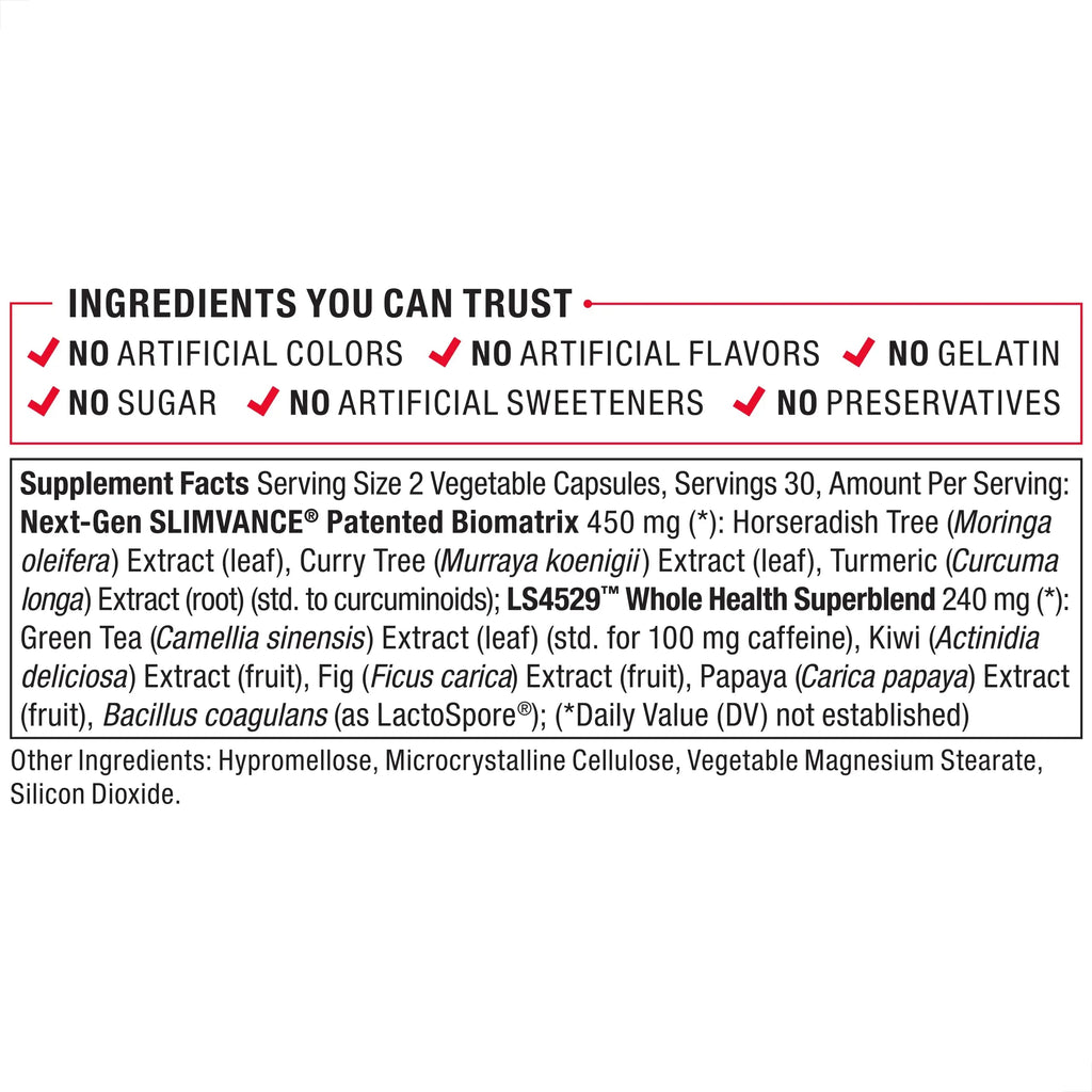 FORCE FACTOR ProbioSlim with Next-Gen SLIMVANCE Thermogenic + Probiotic Fat Burner Force Factor Au supplements