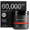 Super Strength Horny Goat Weed for Men & Women 60,000mg - Epimedium sagittatum - 40% Icariins - 60: 1 Concentrated Extract from 1000mg Formula - 3P tested - Premium hornygoatweed for Men - 60 Caps Toniiq Au supplements