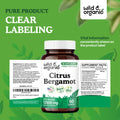 Wild & Organic Citrus Bergamot Capsules - Antioxidant & Overall Support - Citrus Bergamot Extract Capsules - Bergamia Fruit Powder Supplement