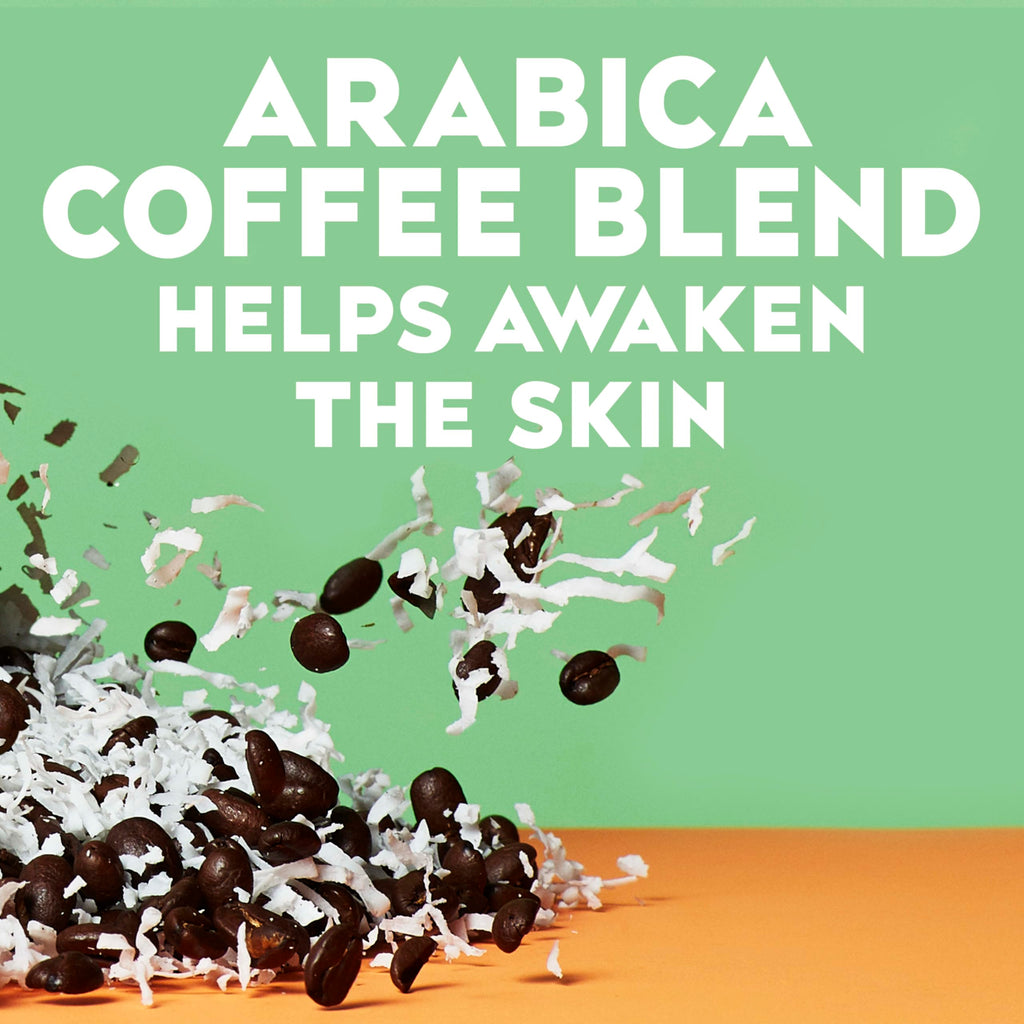 OGX Smoothing + Coconut Coffee Exfoliating Body Scrub with Arabica Coffee & Coconut Oil