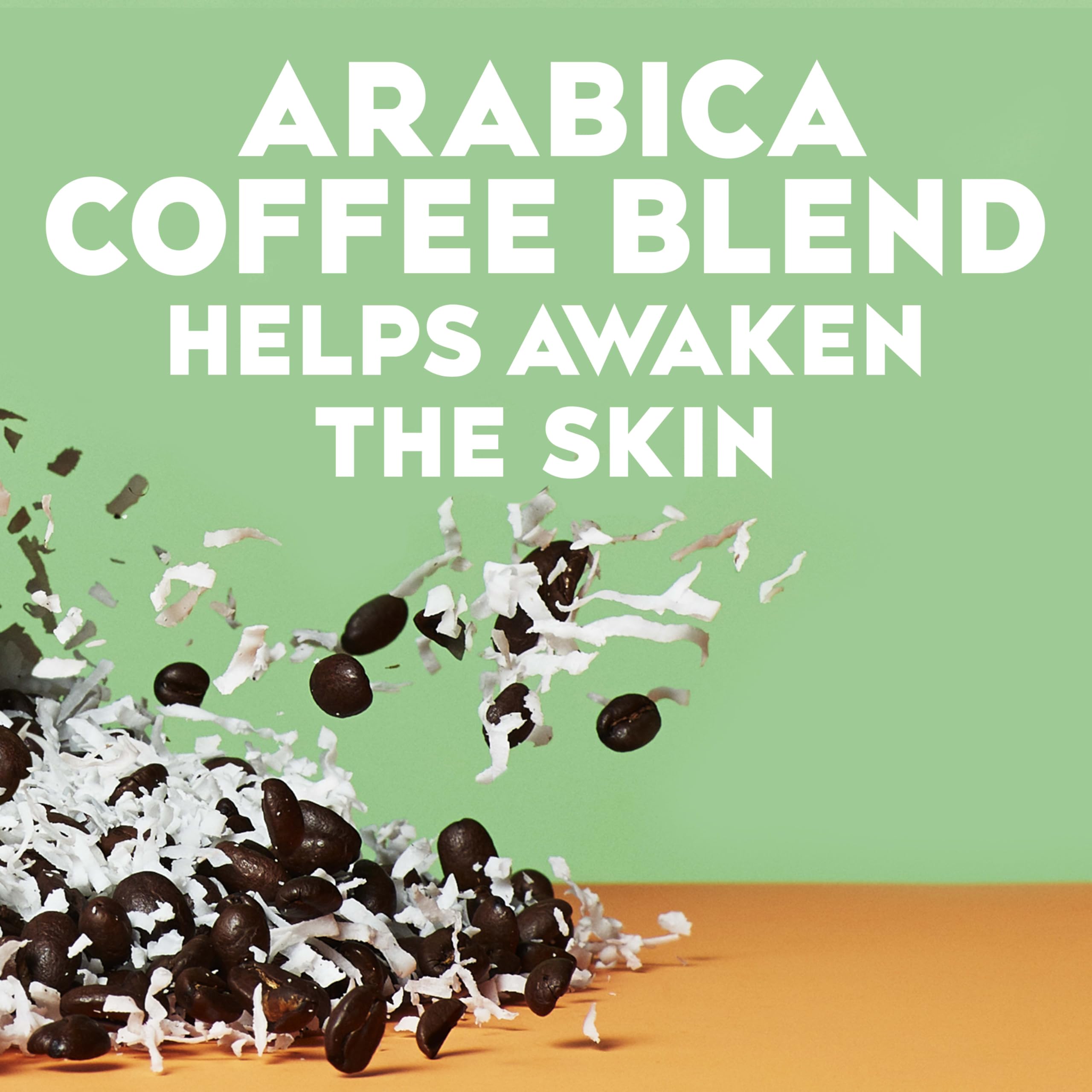 OGX Smoothing + Coconut Coffee Exfoliating Body Scrub with Arabica Coffee & Coconut Oil