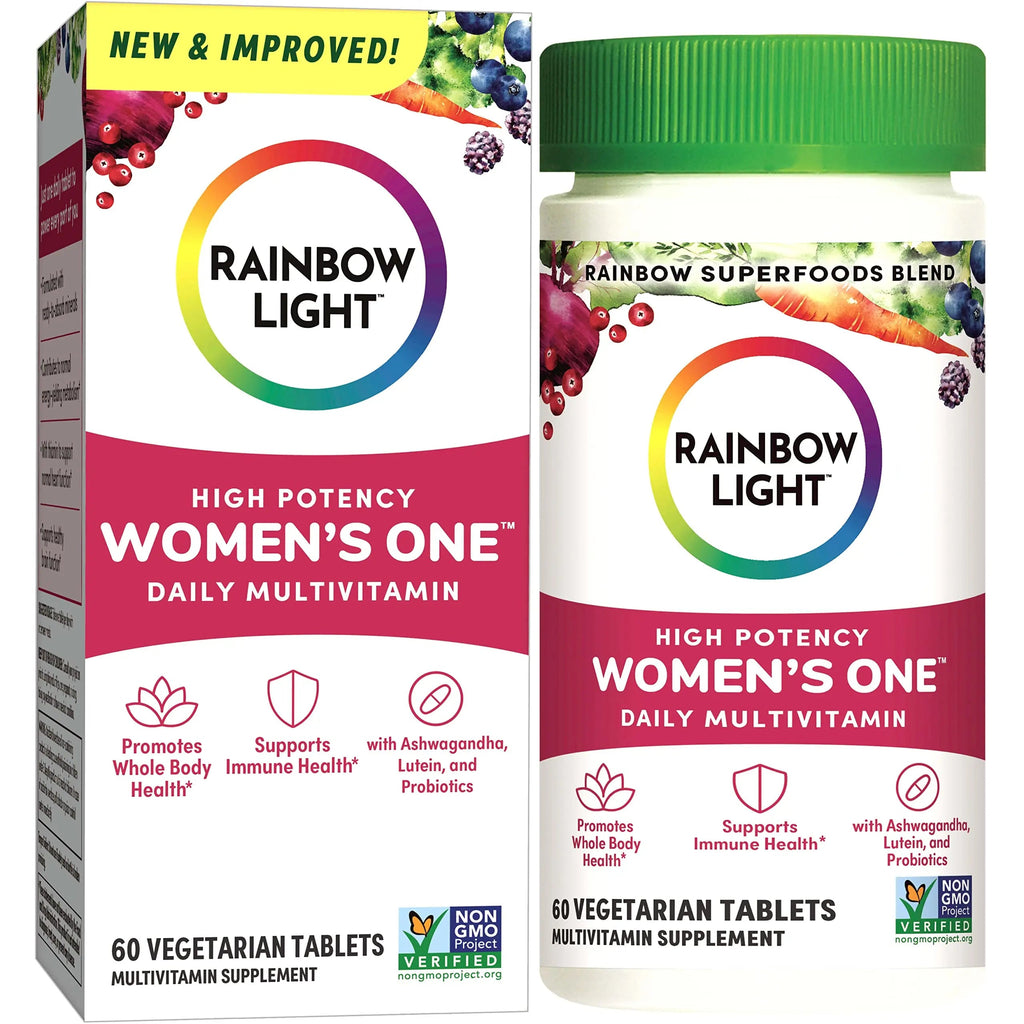 Rainbow Light Womens One High-Potency Daily Multivitamin, Womens Multivitamin Provide Rainbow Light Au supplements