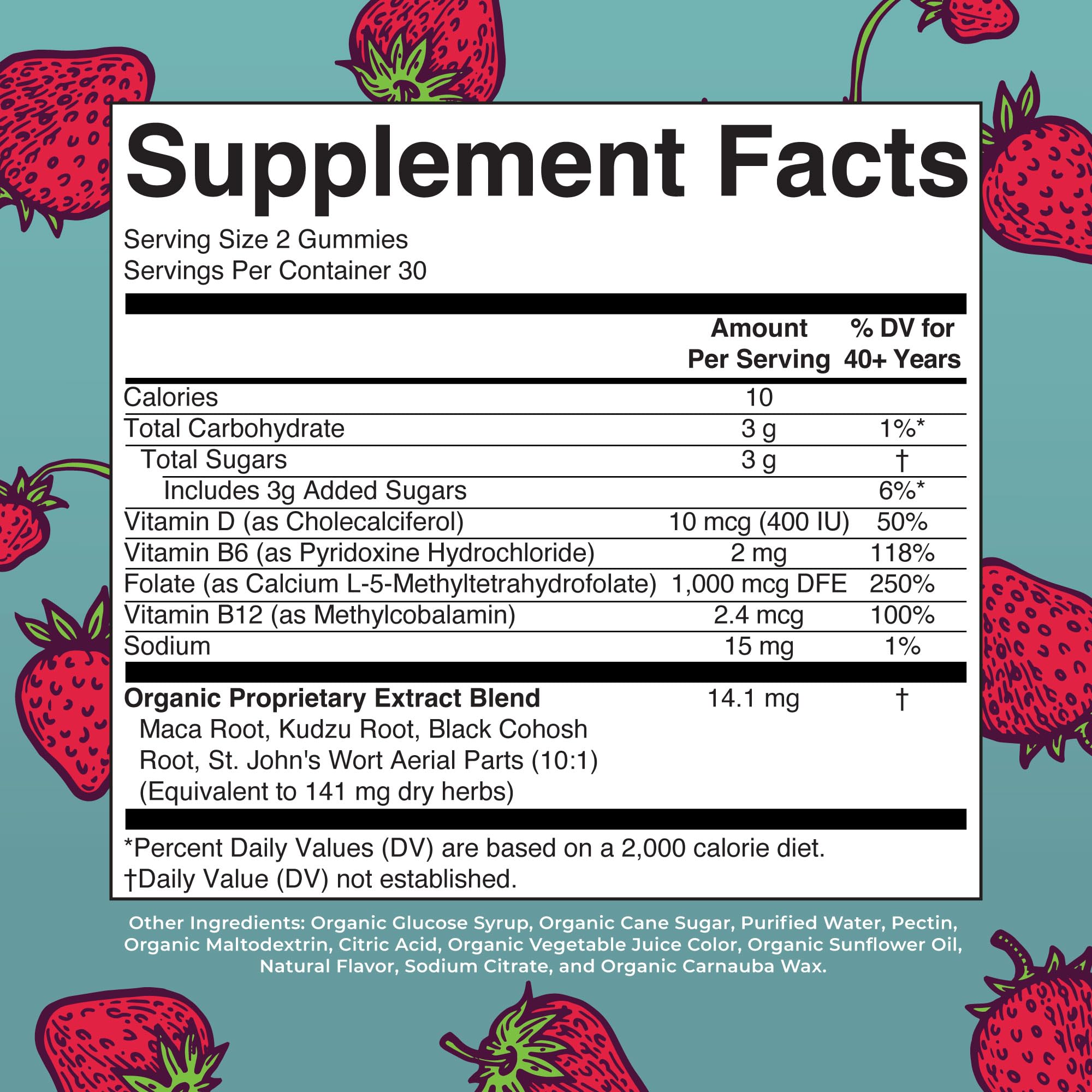 Organic Menopause Gummies by MaryRuth's | Menopause Supplements for Women | Mood Support | Hot Flash Relief | Maca Root | Black Cohosh | USDA Organic | Non-GMO | Vegan | 30 Servings MARYRUTH'S Au supplements