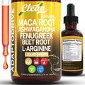 Clean Nutra Organic Maca Root Liquid Drops with Ashwagandha, Fenugreek, Beet Root and L-Arginine Liquid Multivitamin