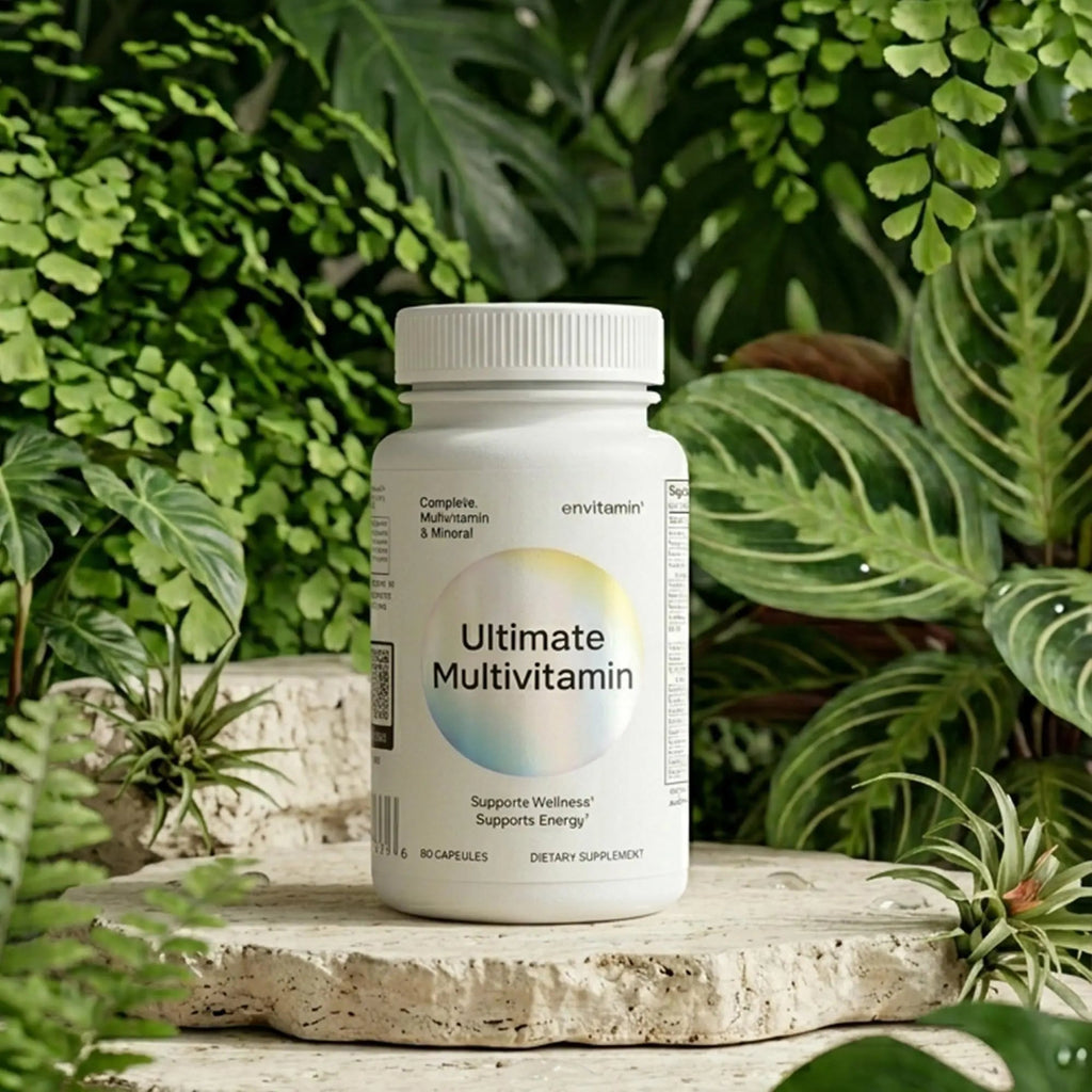 envitamin Ultimate Multivitamin Multimineral and Superfood with 42 Fruit and Vegetable Blend, 60 Count envitamin Au supplements