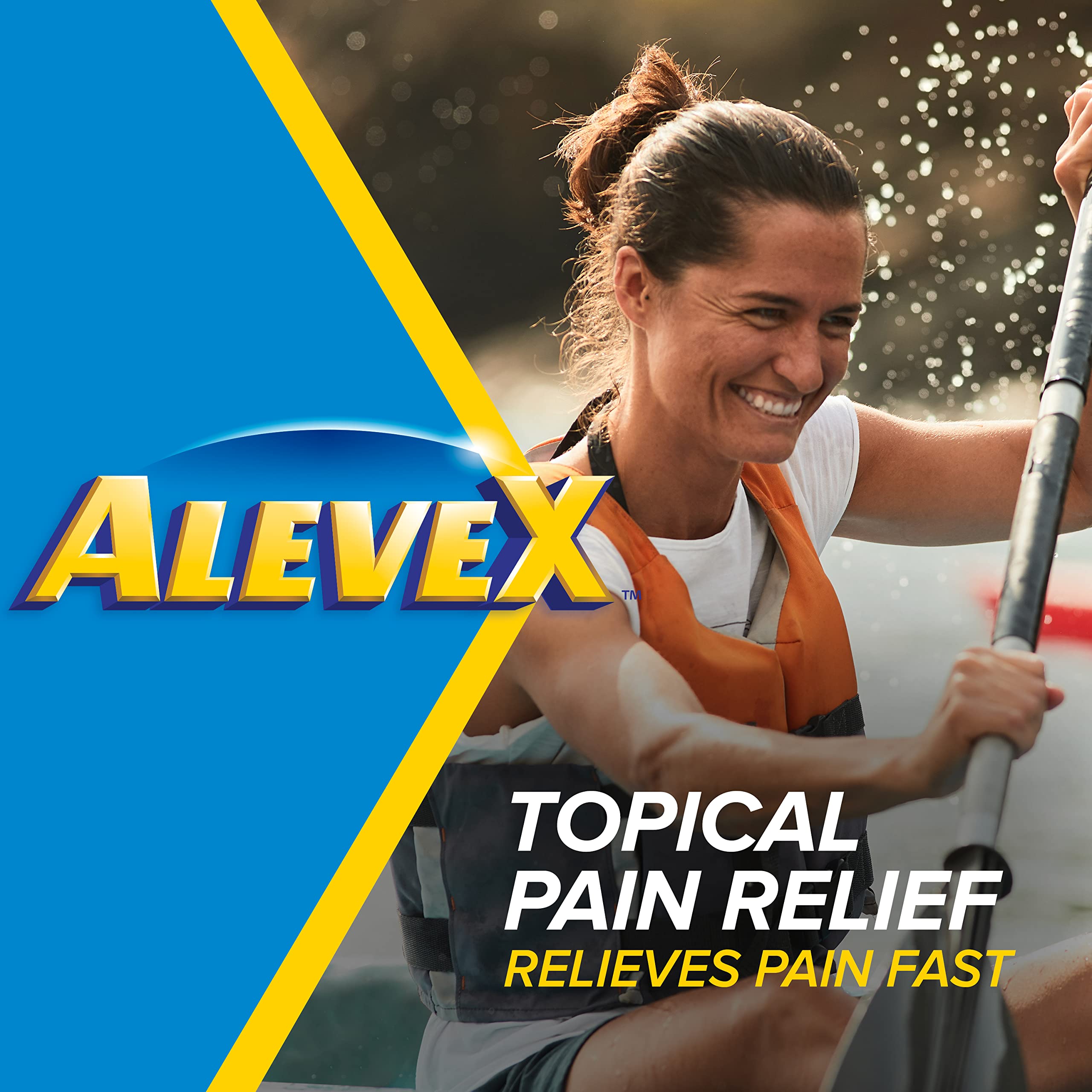 AleveX Topical Pain Relief Lotion with Rollerball Applicator - Long Lasting Arthritis and Muscle Pain Relief, 2.5 oz Aleve Au supplements