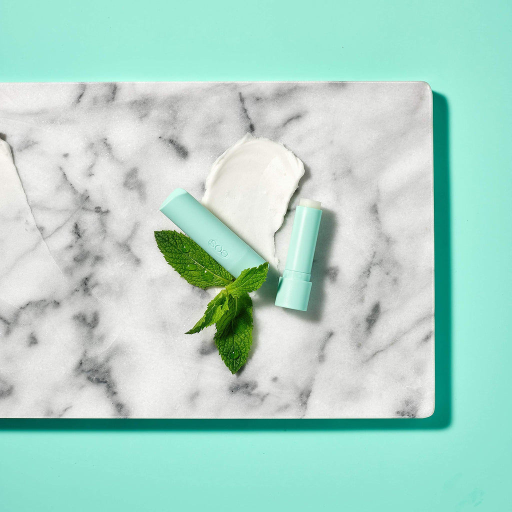 eos 100% Natural & Organic Lip Balm Sticks - Sweet Mint, All Natural Lip Balm, All-Day Moisture