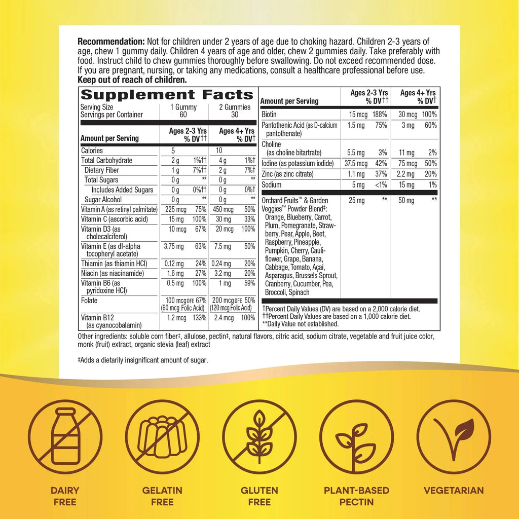 Nature’s Way Alive! Kids Zero Sugar Gummy Multivitamins, for Kids Ages 2+, Supports Bone, Eye & Immune Health Nature's Way Au supplements