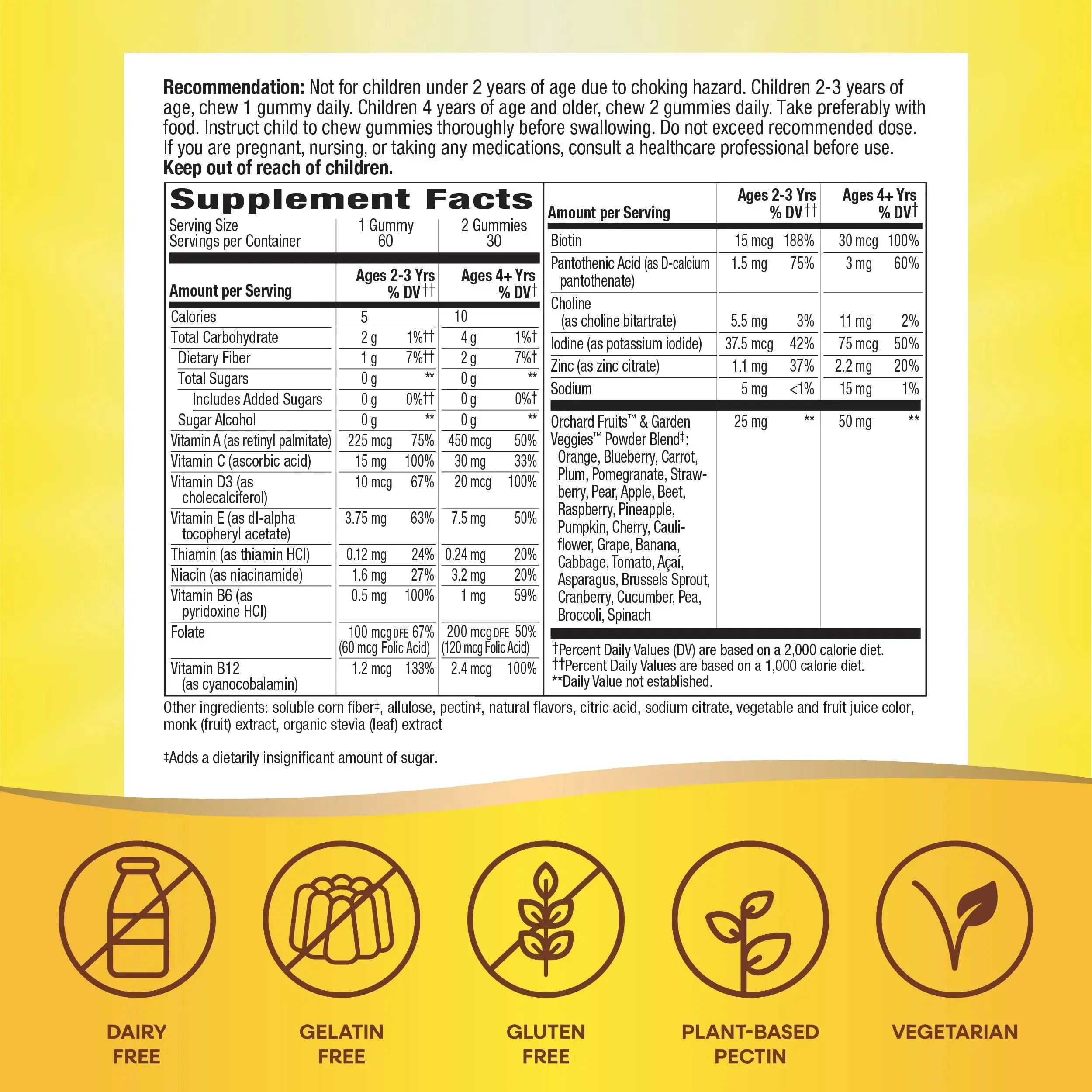Nature’s Way Alive! Kids Zero Sugar Gummy Multivitamins, for Kids Ages 2+, Supports Bone, Eye & Immune Health Nature's Way Au supplements