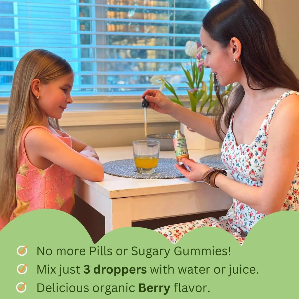 Vitaminally Liposomal Kids Liquid Multivitamin | Non-GMO | Clean | Sugar Free | Gluten Free | Organic Berry Flavors | Vitaminally Au supplements