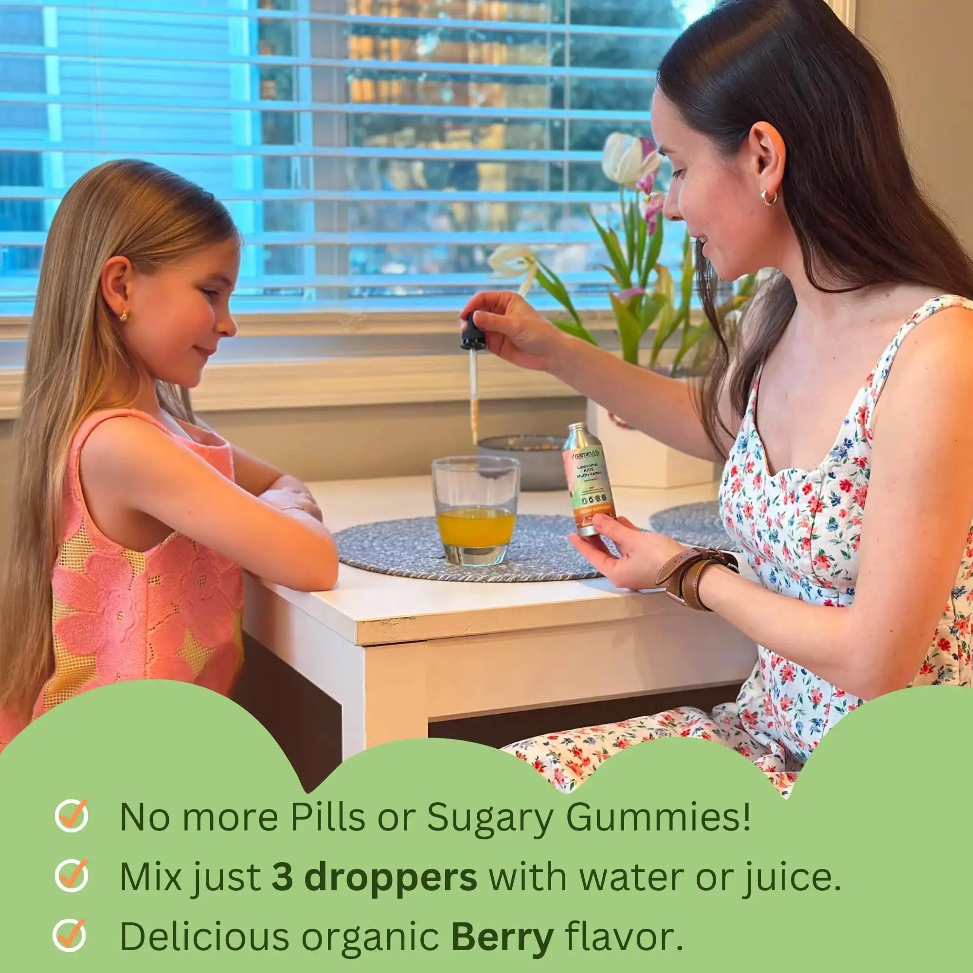 Vitaminally Liposomal Kids Liquid Multivitamin | Non-GMO | Clean | Sugar Free | Gluten Free | Organic Berry Flavors | Vitaminally Au supplements