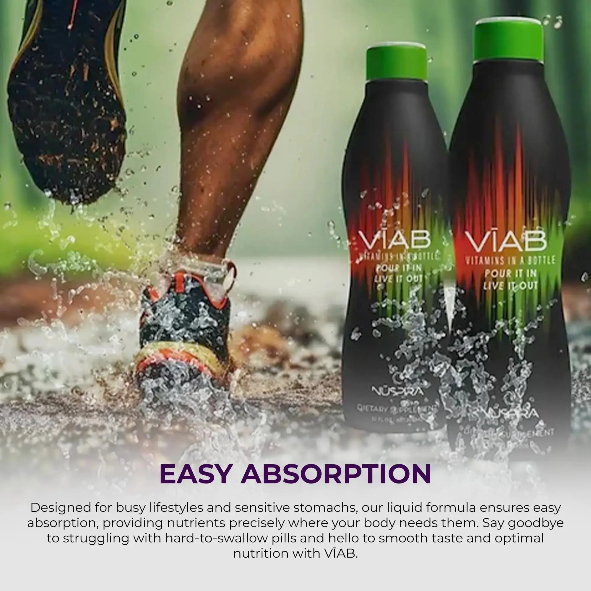 NüSpira - VĪAB Liquid Multi-Vitamin - Effortless Wellness for The Whole Family - Potent Blend of Vitamins & Minerals - Smooth Taste - 30oz NuSpira Au supplements
