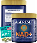 JoysLife AGERESET NAD Supplement NMN Alternative Liposomal + Gotu Kola for Women & Men w/Resveratrol, Quercetin, Gotu Kola JoysLife Au supplements