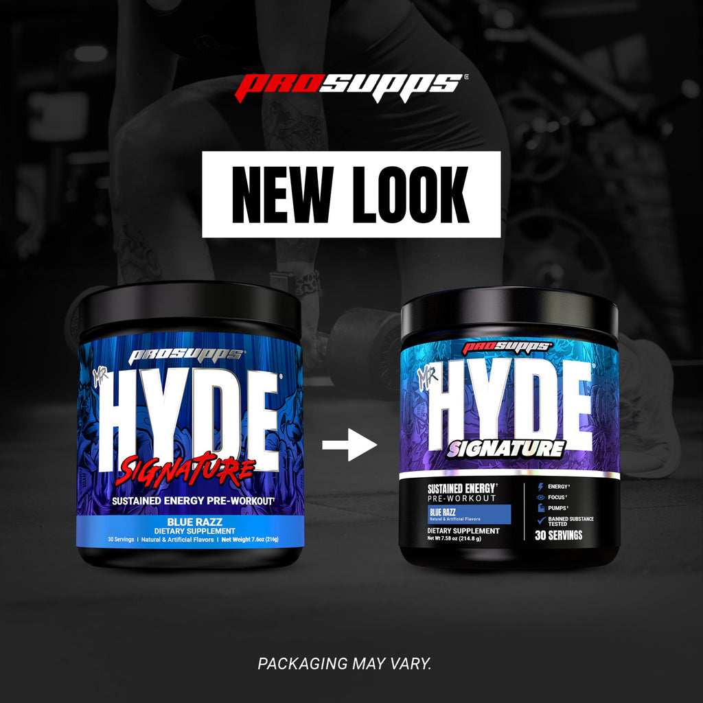 ProSupps Mr. Hyde Signature Pre Workout Powder with Creatine, Beta Alanine & Caffeine - Performance, Energy & Endurance - Clean Fitness & Gym Supplements for Men & Women =