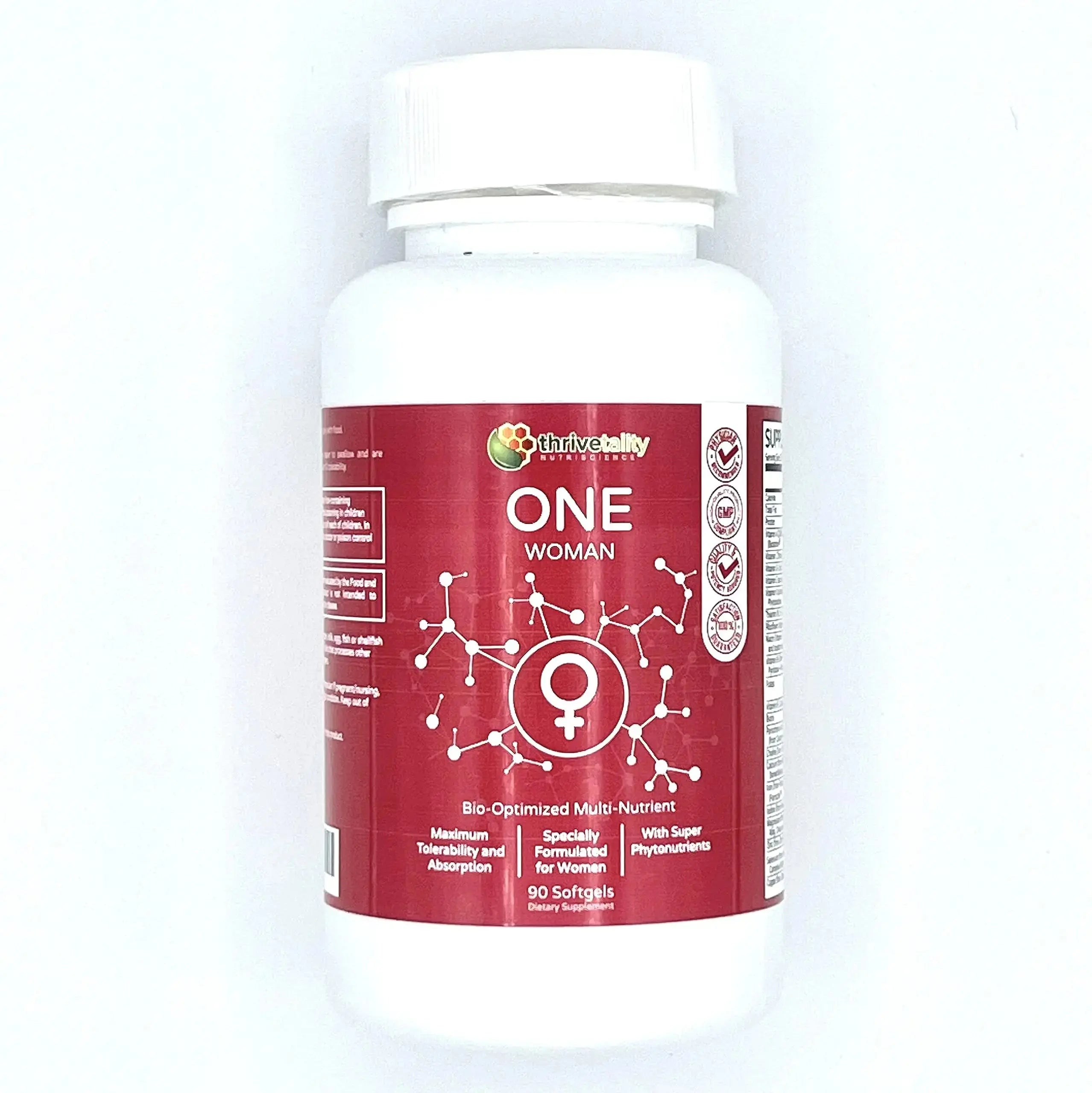 ONE Woman Bio-Optimized Multi-Nutrient by Thrivetality | Women's Multivitamin | #1 Physician Formulated | Science Based | Clinically Proven | Thrivetality Nutriscience Au supplements