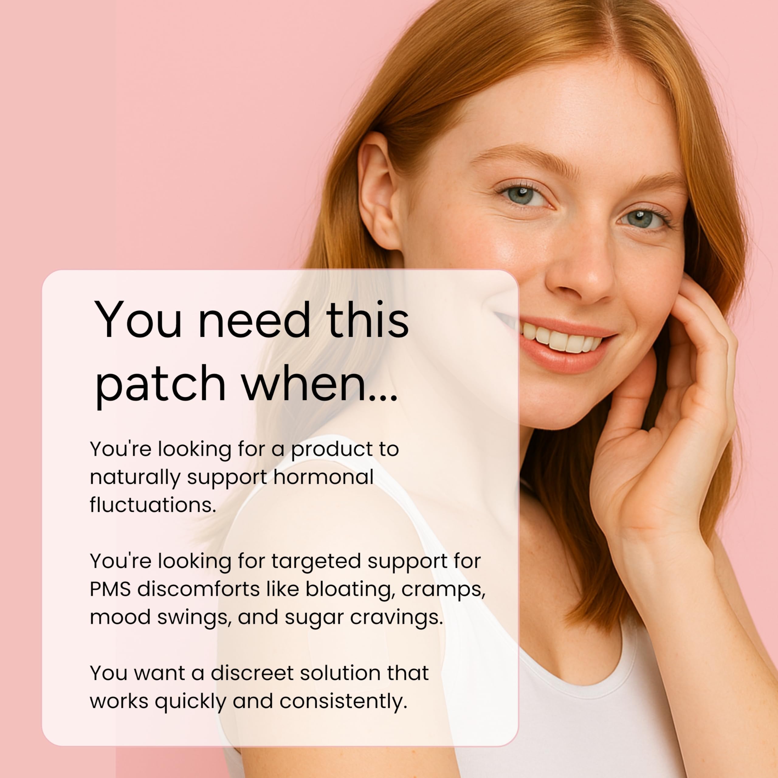 The Patch Remedy Pre Menstrual Patch | Chasteberry, Magnesium, Evening Primrose, Dong Quai, B6 & Vitamin E | 30 Patches The Patch Remedy Au supplements