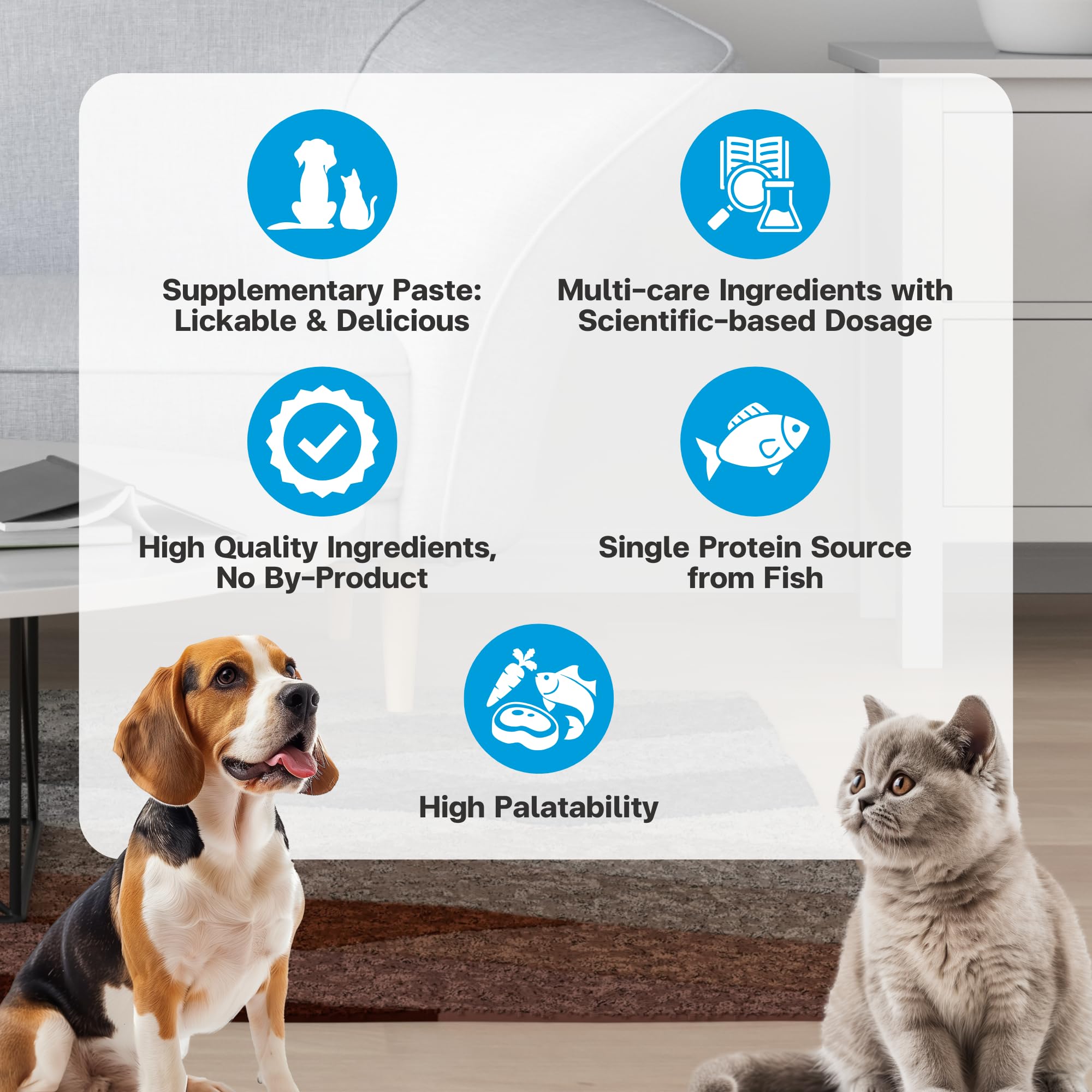 VFcare BIO Supplement for Cats & Dogs – Anti Diarrhea for Dogs, Gut Health Paste with Postbiotics, Prebiotics, FOS, L-137, Yeast Extract – Anti Diarrhea for Dogs, 30 Sachets VFCARE Au supplements