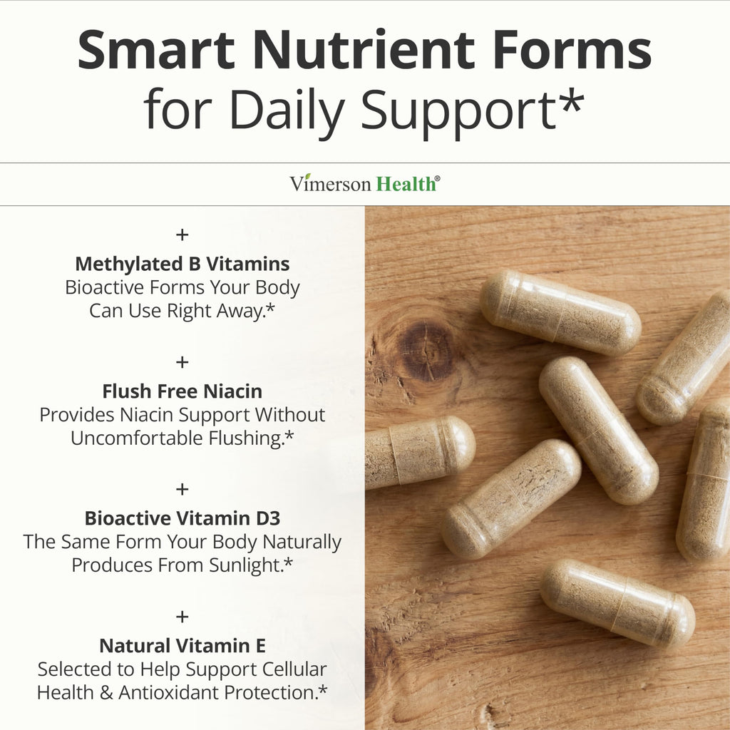 Multivitamin for Women with Methylated Vitamins and Chelated Minerals for Energy, Focus and Immune Health