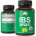 USDA Organic IBS Capsules for Relief, Ingestion, Bloating, Gas. Irritable Bowel Supplement with 5 Handpicked Organic Ingredients. Peppermint Oil, Sea Buckthorn, Fennel Seed, Rosemary Leaf, Basil Leaf Peak Performance Au supplements