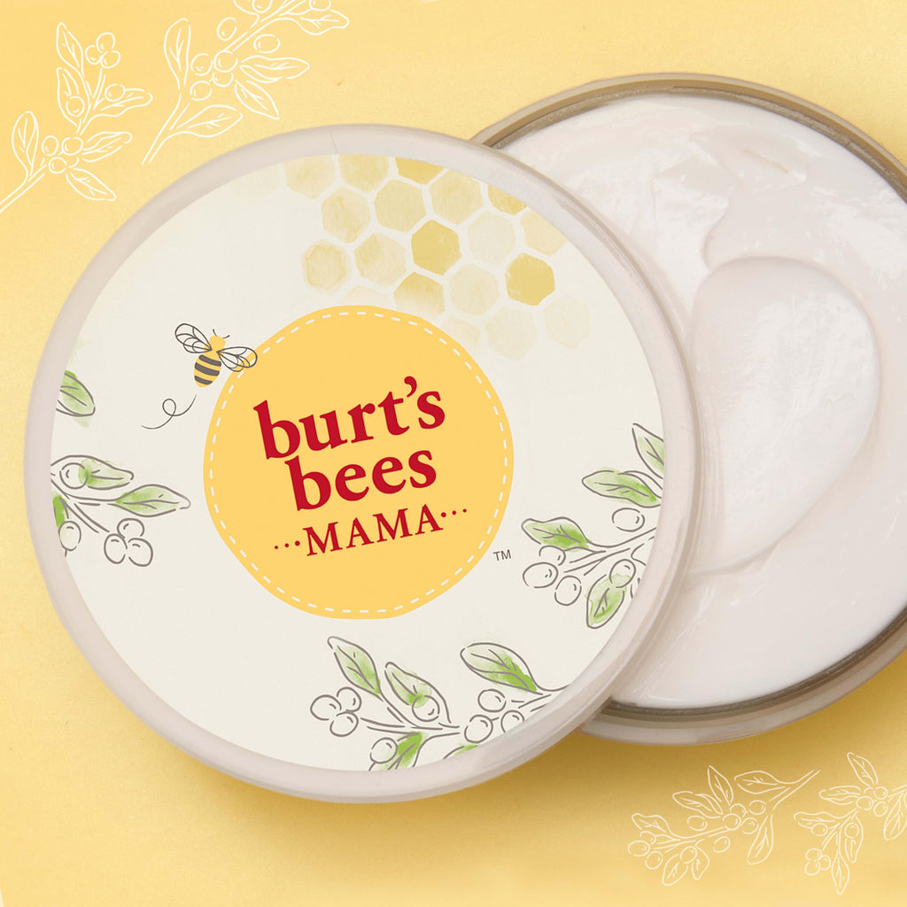 Burt's Bees Mama Belly Butter Stretch Mark Cream for Pregnancy Massages Body & Reduces Scar Appearance, Prenatal & Postnatal Tummy Skin Care