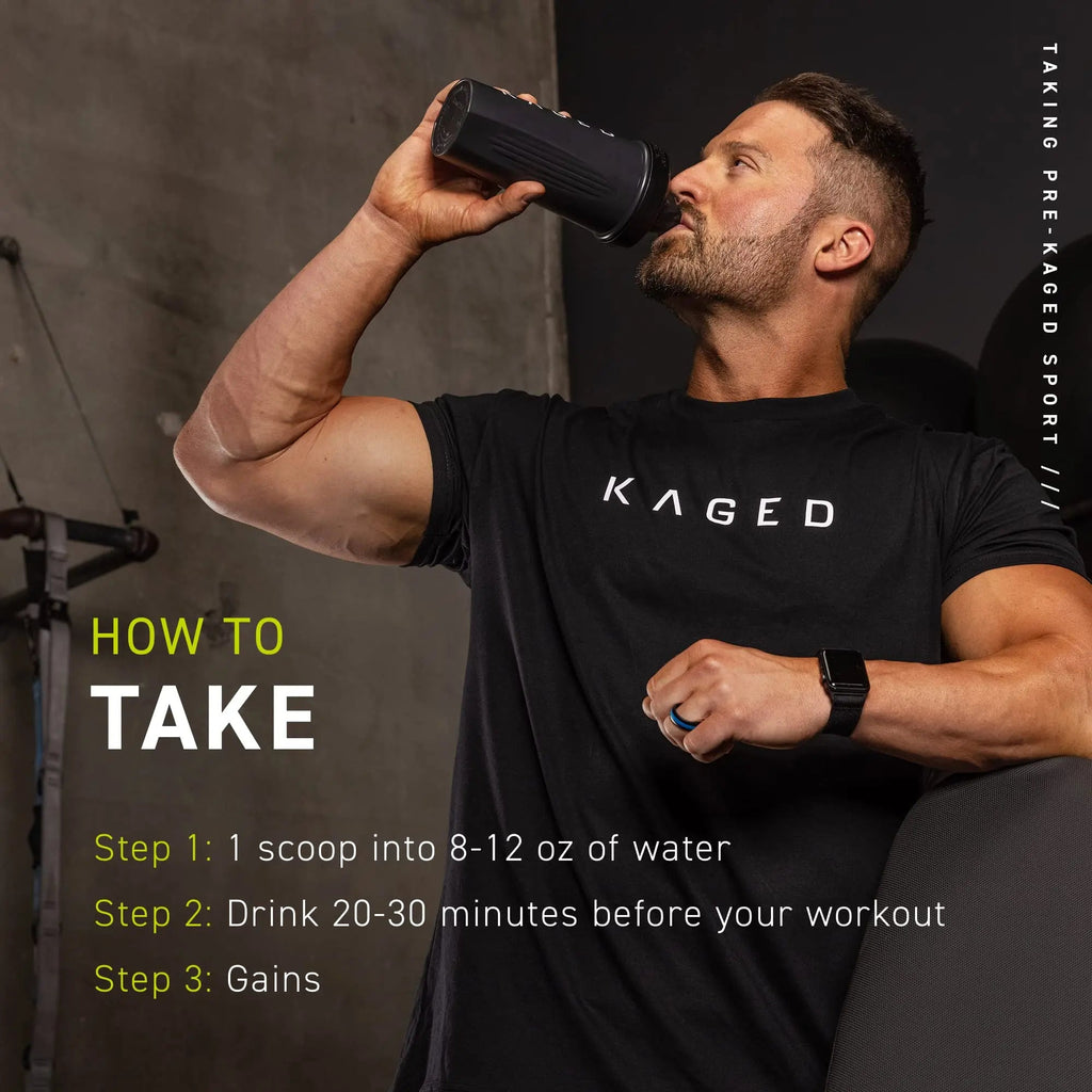Kaged Athletic Sport Pre Workout Powder | Mango Lime | Energy Supplement for Endurance Kaged Au supplements