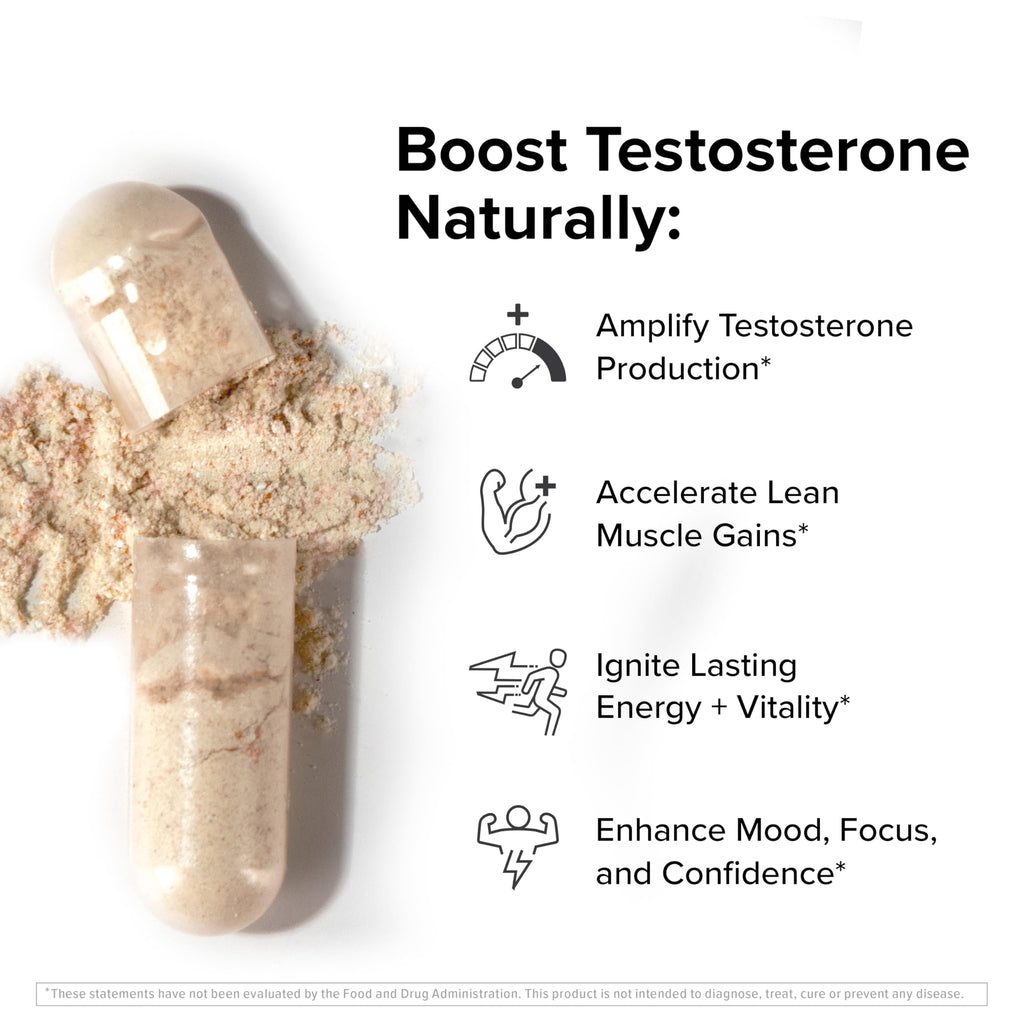 InnoSupps T-Drive Testosterone Booster Enhance Performance Amplify Muscle Growth, Increase Libido & Energy Levels w/KSM-66 Ashwagandha, Magnesium, Vitamin D, Niacin Boron, Fenugreek, 90 Caps, 30 Days InnoSupps Au supplements