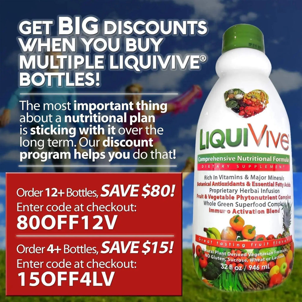 LiquiVive Liquid Vitamins Mega Nutrition | Vegetarian Daily Multivitamin Balance Immune Support Booster Superfood of Nature | Vitamin C D3 A B12 E K | Life Miracle Au supplements