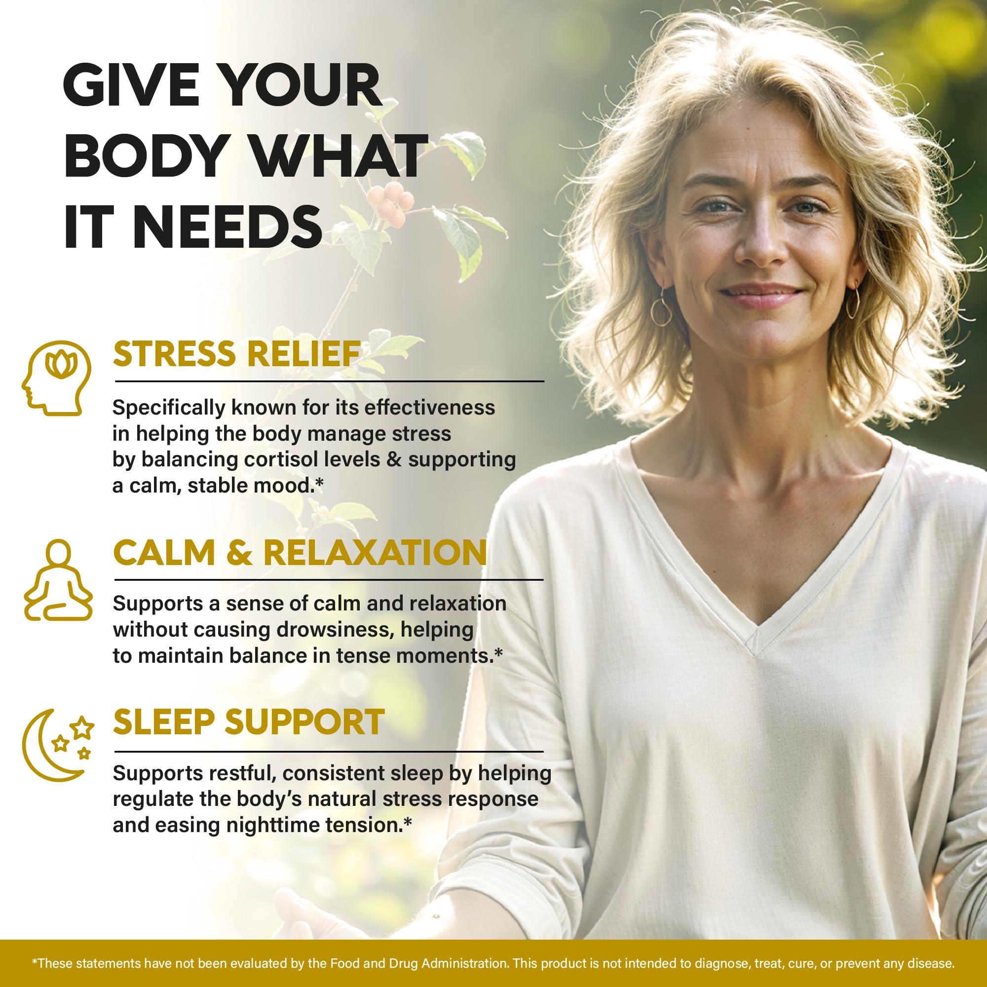 Ashwagandha Supplements 1800mg - USDA Organic Ashwagandha for Women & Men - Clinically Effective Strength for Stress Relief & Sleep - Powder & Root Extract 2.5% Withanolides - Made in USA 100 Capsules NUTRAHARMONY Au supplements