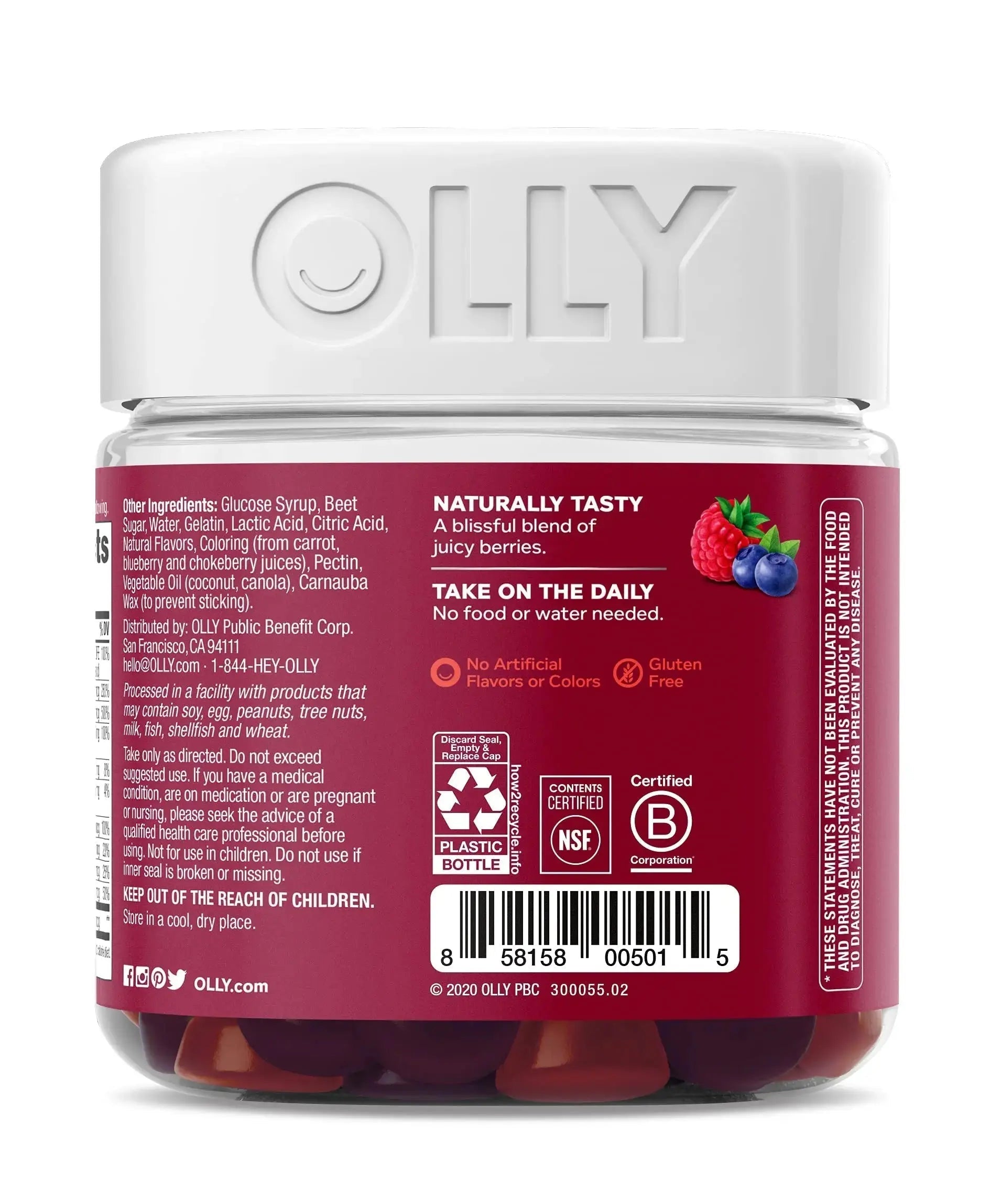 OLLY Gift, Family 2 Pack: Women's Multivitamin Gummy (90 Count), Kids Multivitamin + Probiotic Gummy (70 Count), Vitamins A, D, C, E, B, Chewable Supplement OLLY Au supplements