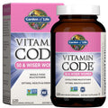 Garden of Life Vitamin Code Multivitamin for Women 50 & Over, B Vitamins, A, C, D3, E & K, CoQ10, Probiotics & Enzymes, for Women 50 Plus, 120 Capsules Garden of Life Au supplements