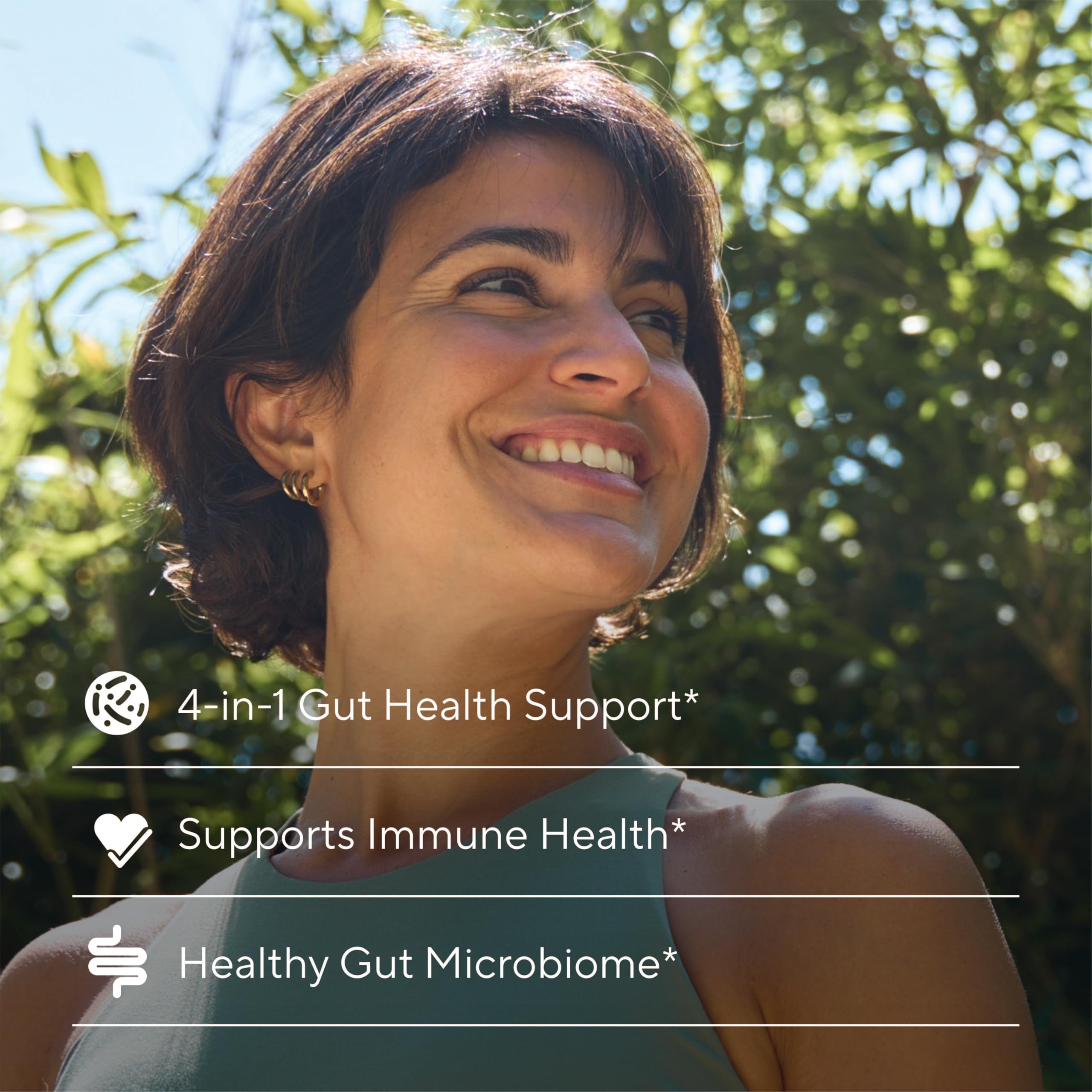 Premium 4-in-1 Probiotic Prebiotic, Postbiotic & Digestive Enzymes for Men & Women – Supports Gut, Digestion & Immunity –Complete Gut Health with Pre, Post