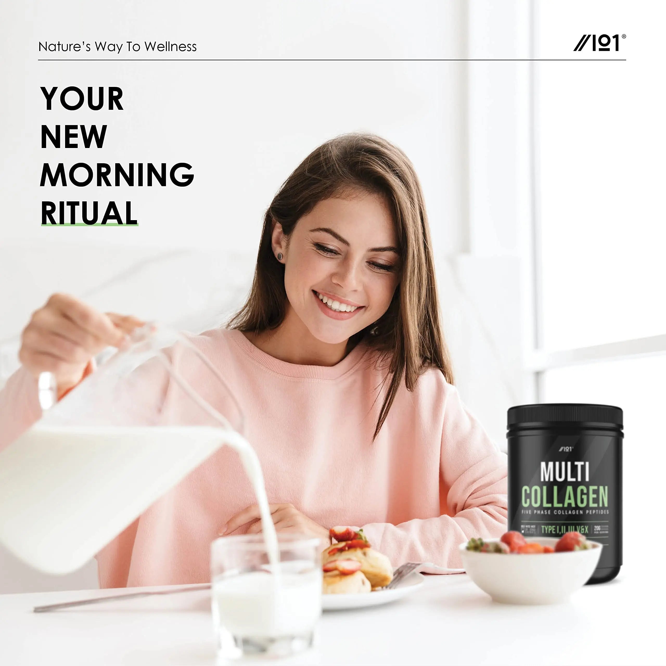 Multi Collagen Protein Powder (400g) - Types I, II, III, V & X - Hydrolyzed Grass Fed Bovine, Wild Caught Fish ALPHA01 Au supplements