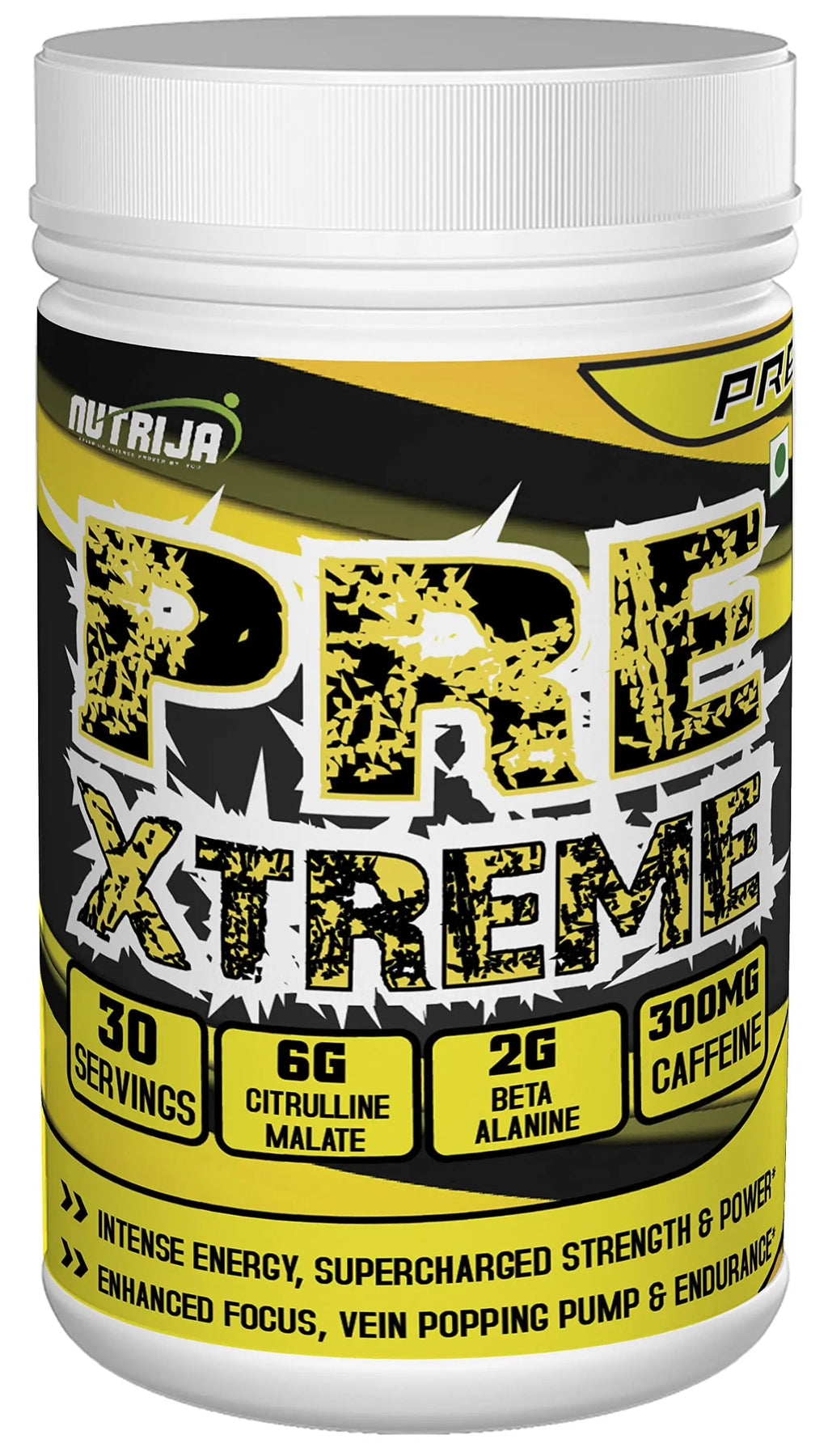 NutriJa Pre Xtreme - Pre Workout Supplement - 30 Servings (Tangy Orange) NutriJa Au supplements