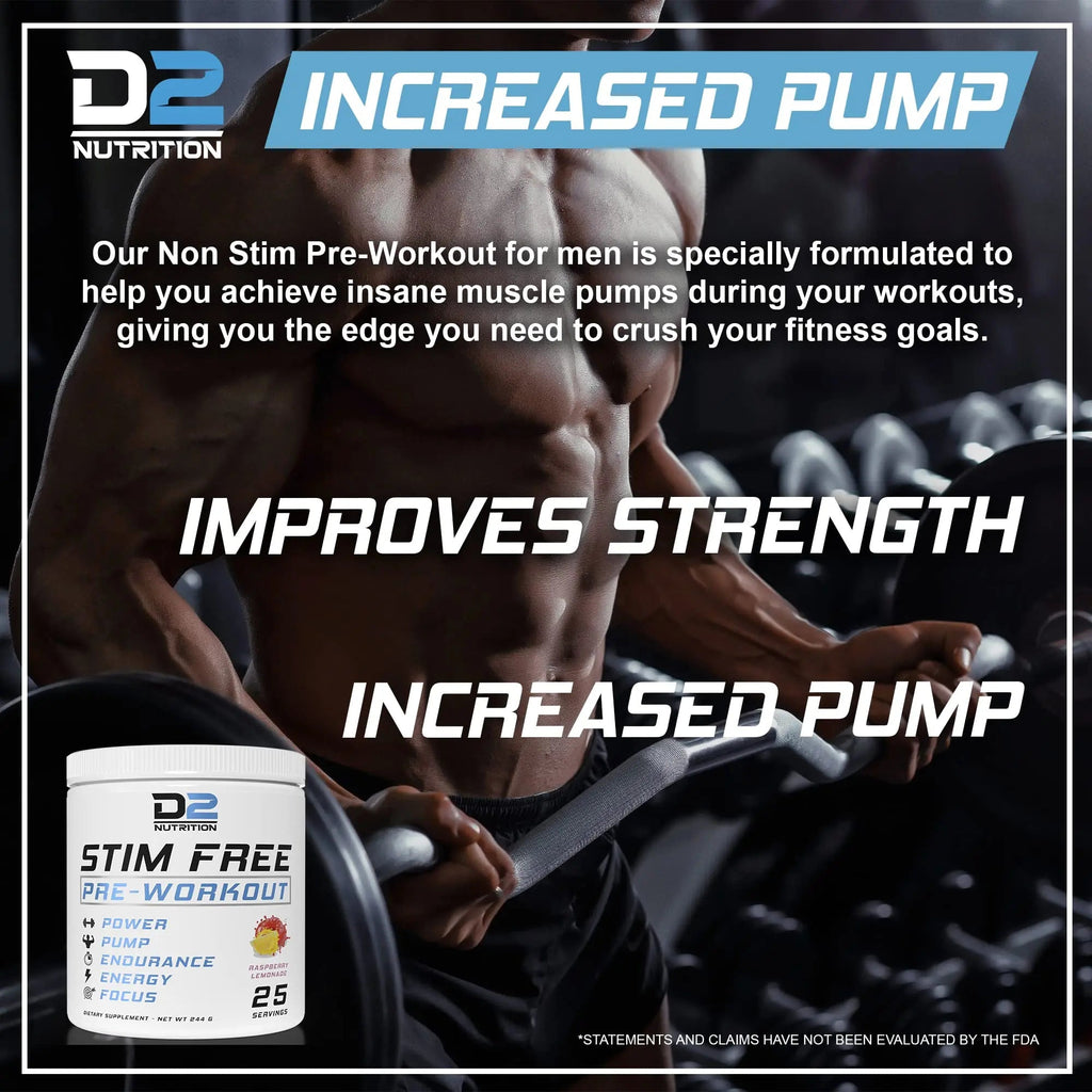 Precium Nutrition Stim Free Pre Workout - Best Non Caffeine Powder No Amazing Power Precium Nutrition Au supplements
