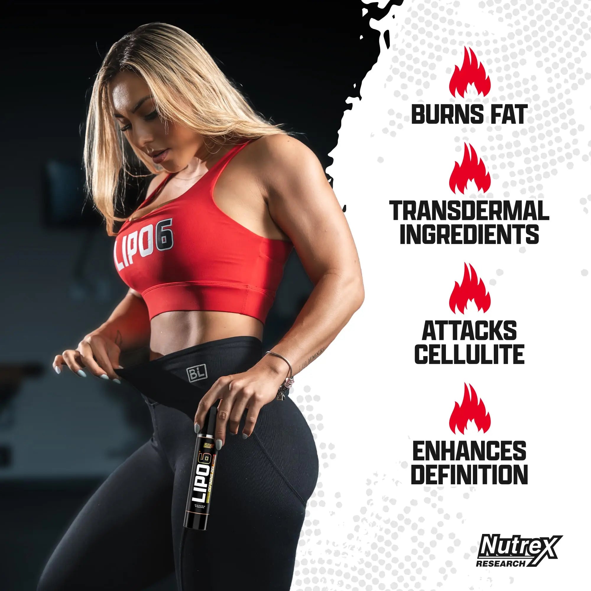 Lipo 6 Defining Gel Fast Acting Fat Burning Cream for Men & Women | Targets Stubborn Nutrex Research Au supplements