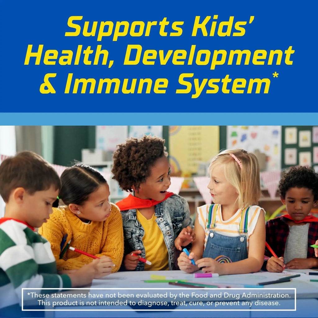 L’il Critters Paw Patrol Gummy Vites Daily Gummy Multivitamin for Kids, Vitamin C, D3 for Immune Support Cherry, Orange Lil Critters Au supplements