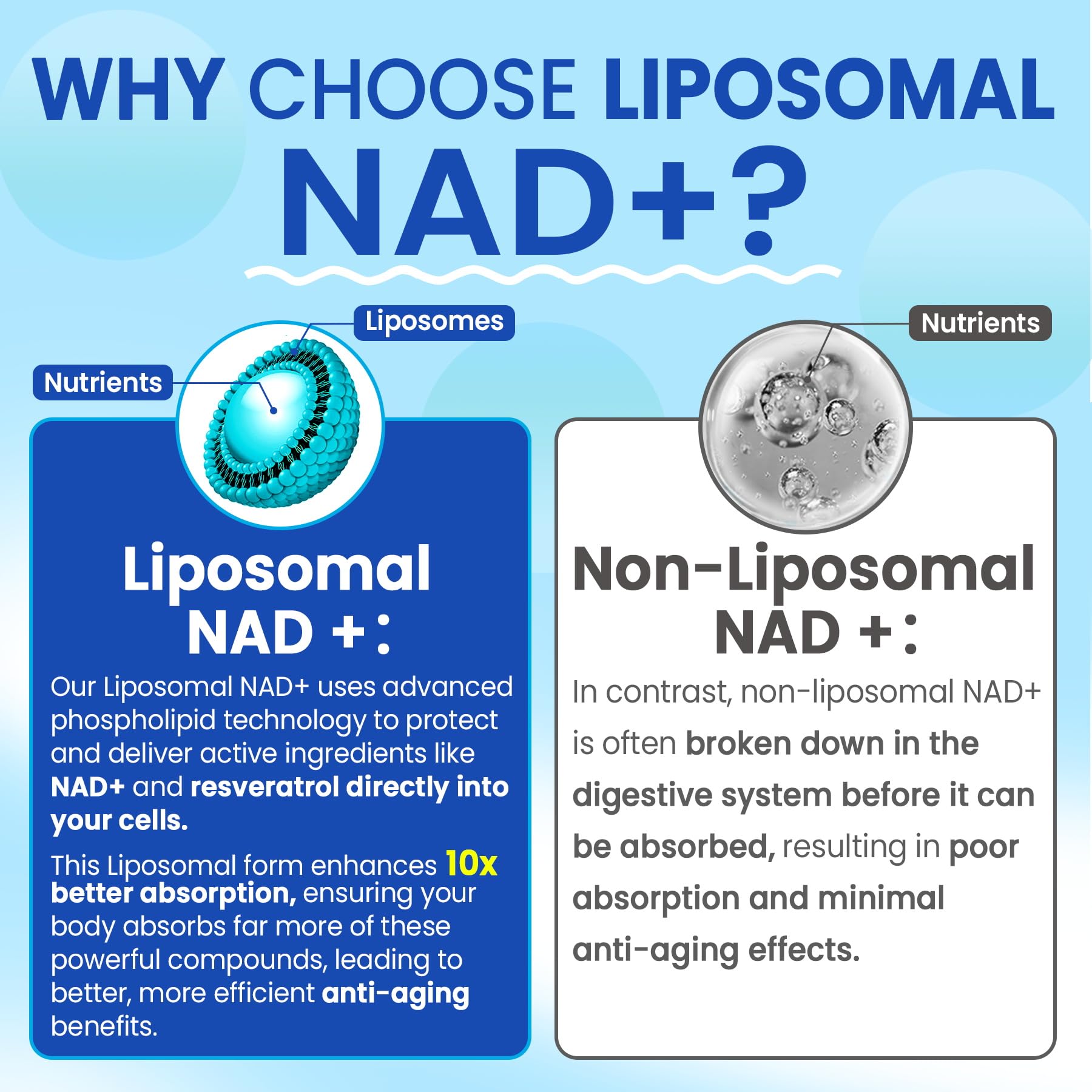 Liposomal Nad+ Supplement for Women, Men - Max Absorption Nad Gummies Plus Resveratrol, Fisetin, Quercetin, TMG, Caffeine, B12 for Aging Defense, Energy & DNA Repair, Skin, Brain, Antioxidant - 60Cts Nextdia Au supplements